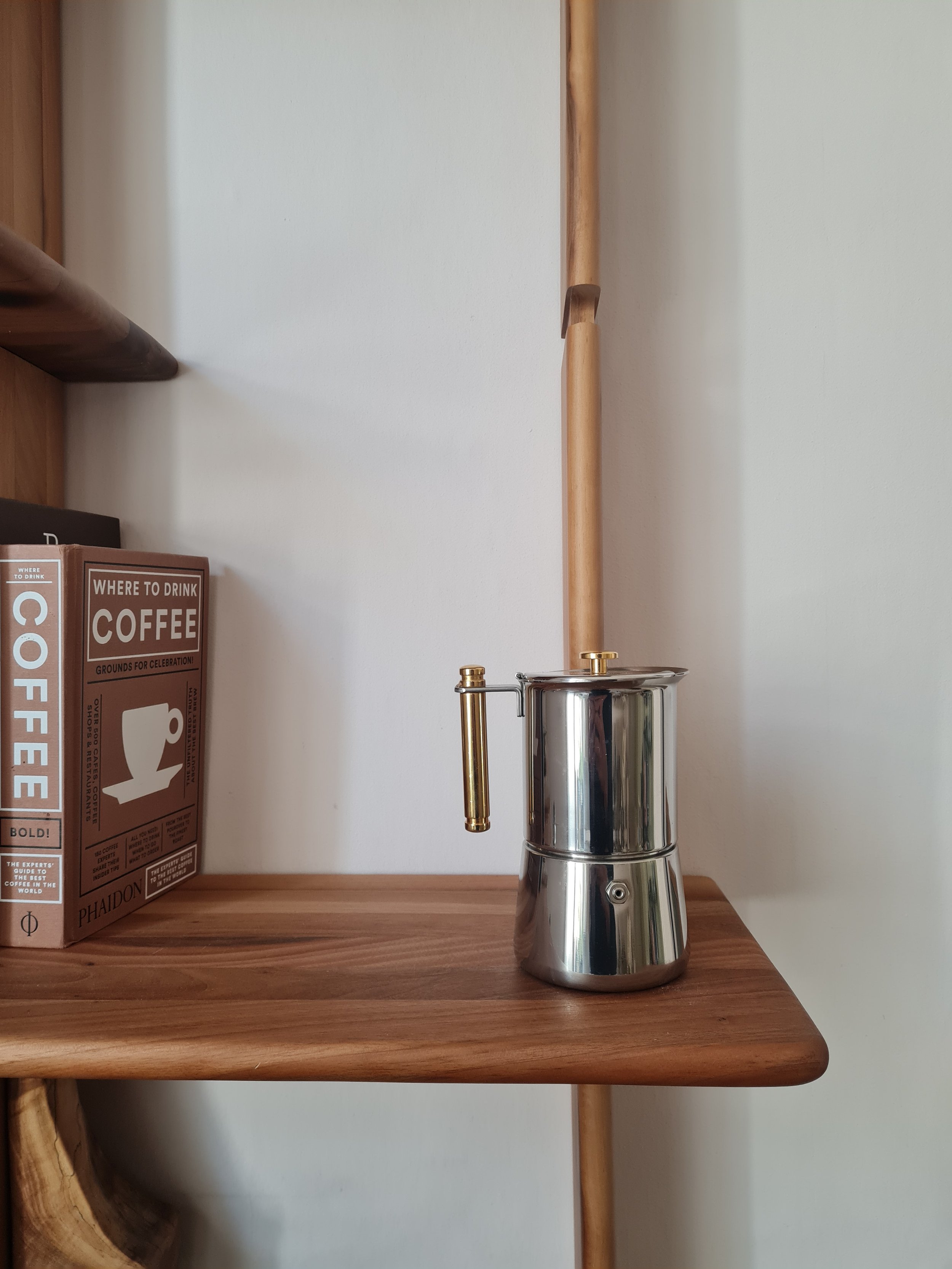 Vintage 1980s Miss Lavazza Moka Pot - 4 Cup