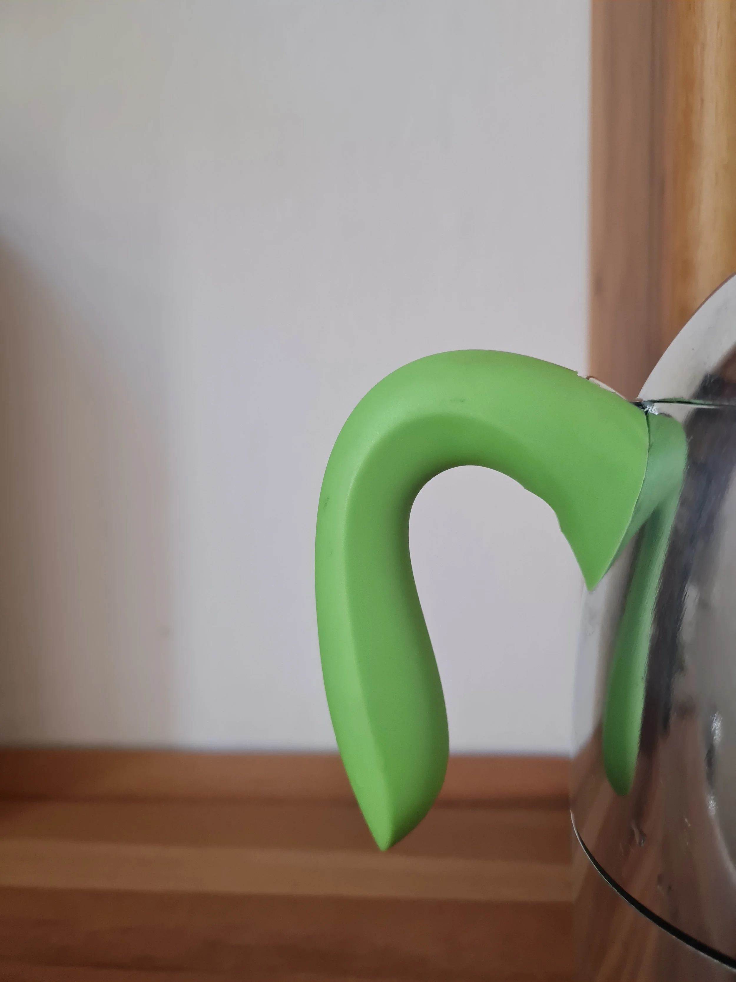 Vintage Guzzini Zaza 3 Cup Moka Pot in Green