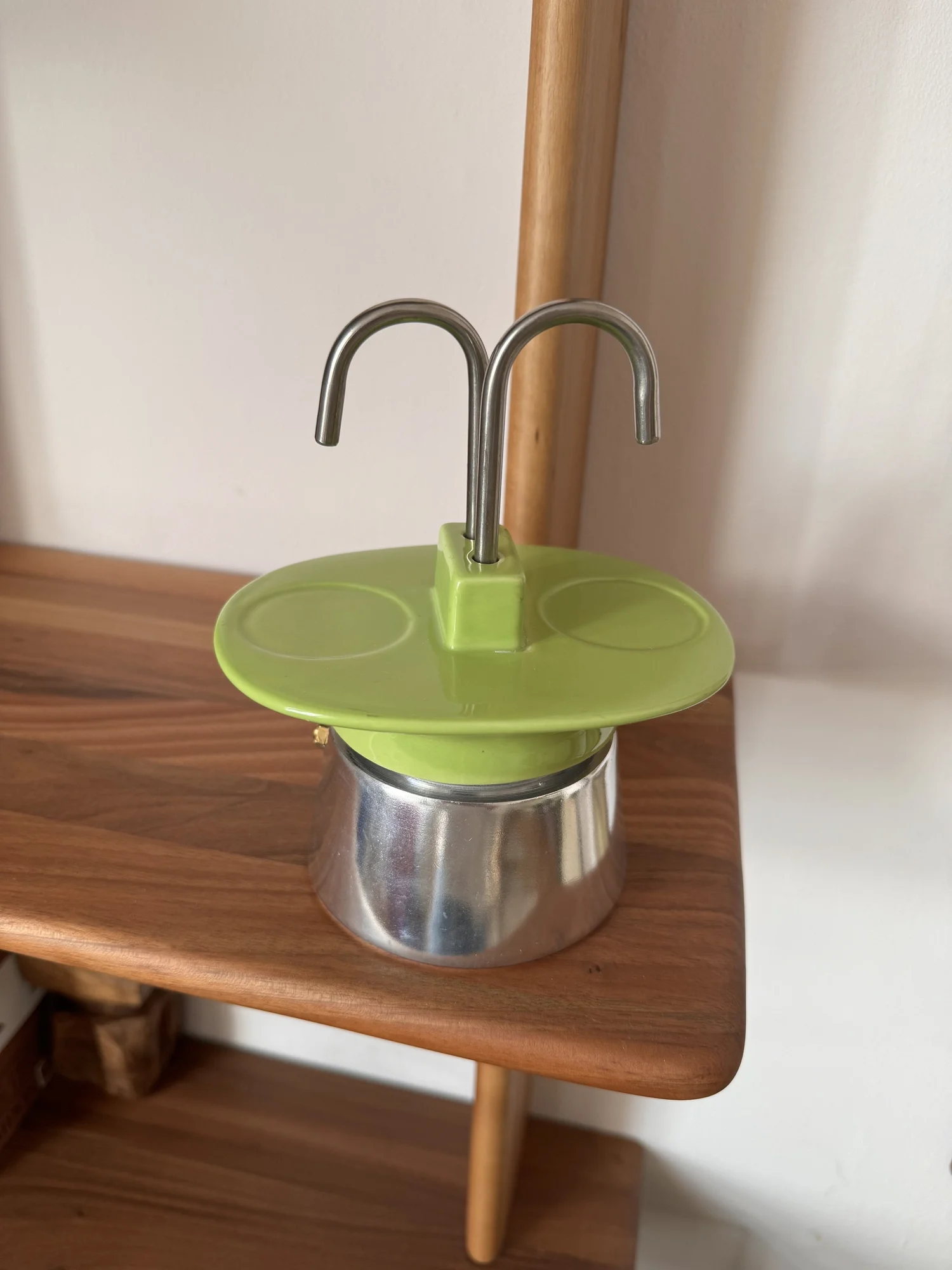 Green Ceramic Moka Pot — my moka home