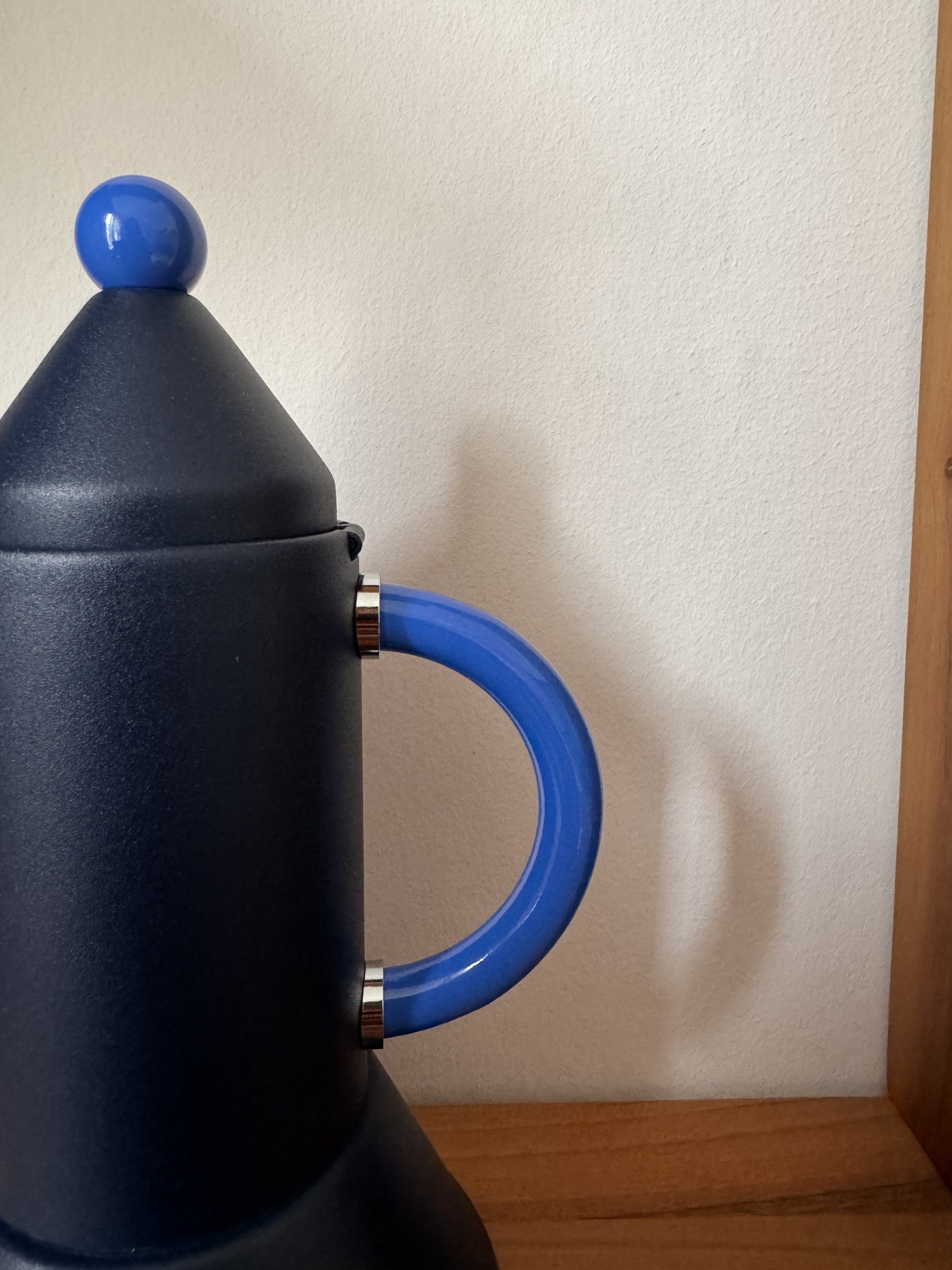 Vintage Inoxpran ‘Atlanta’ Italian Espresso Stovetop Moka Set - Blue