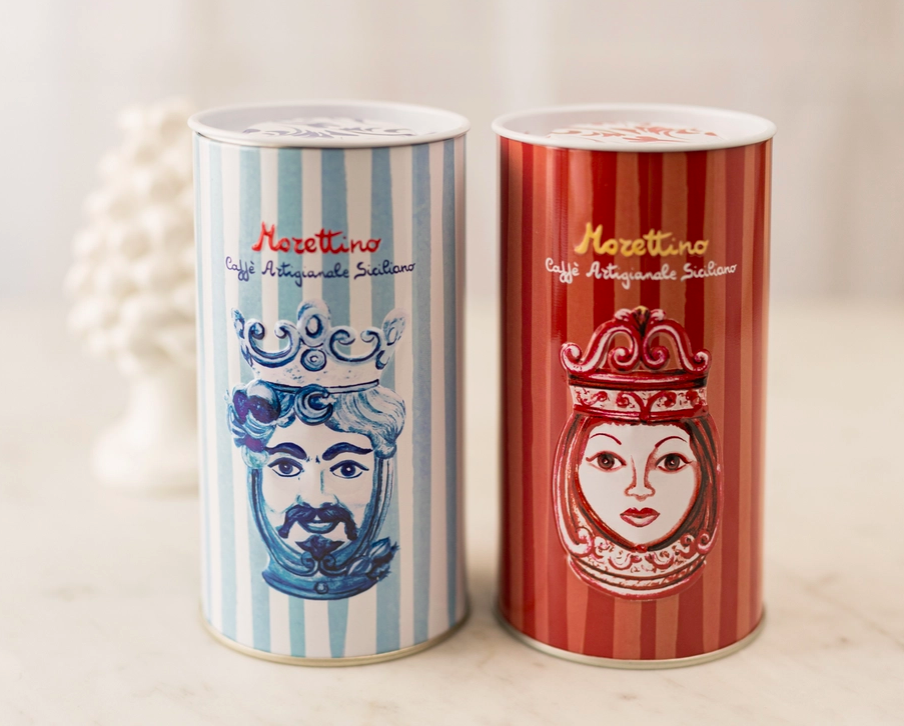Morettino Italian Espresso Coffee Tin - Limited Edition 'I Mori' Collection