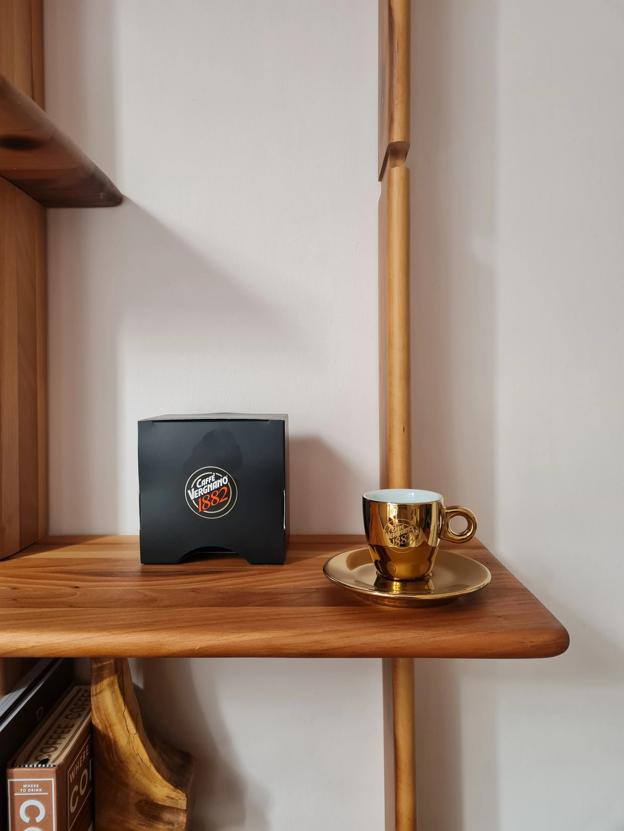 Limited Edition Caffè Vergnano Espresso Cup - Gold