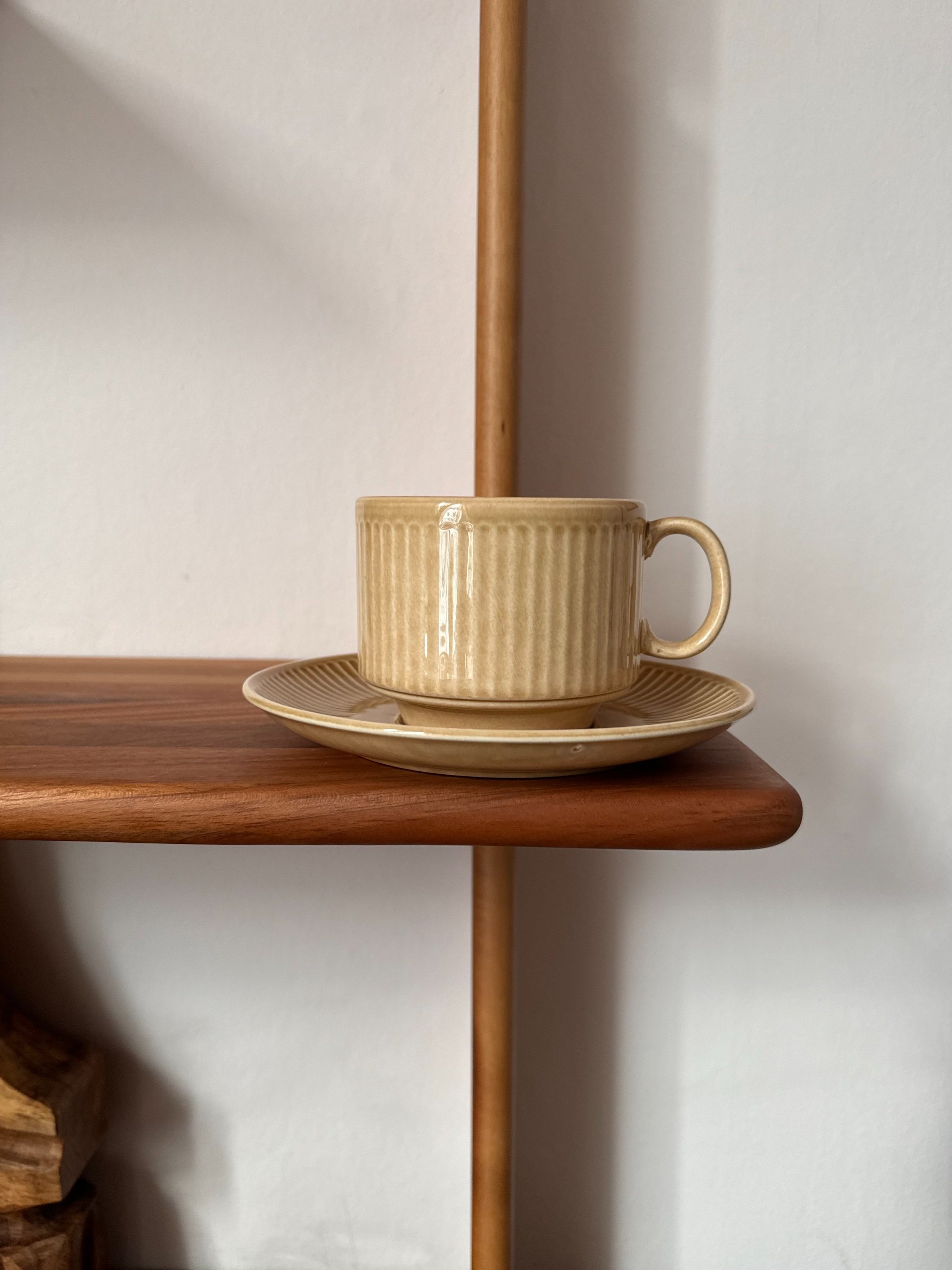 Vintage 1970s Pagnossin Treviso Special Production Coffee Cup and Saucer