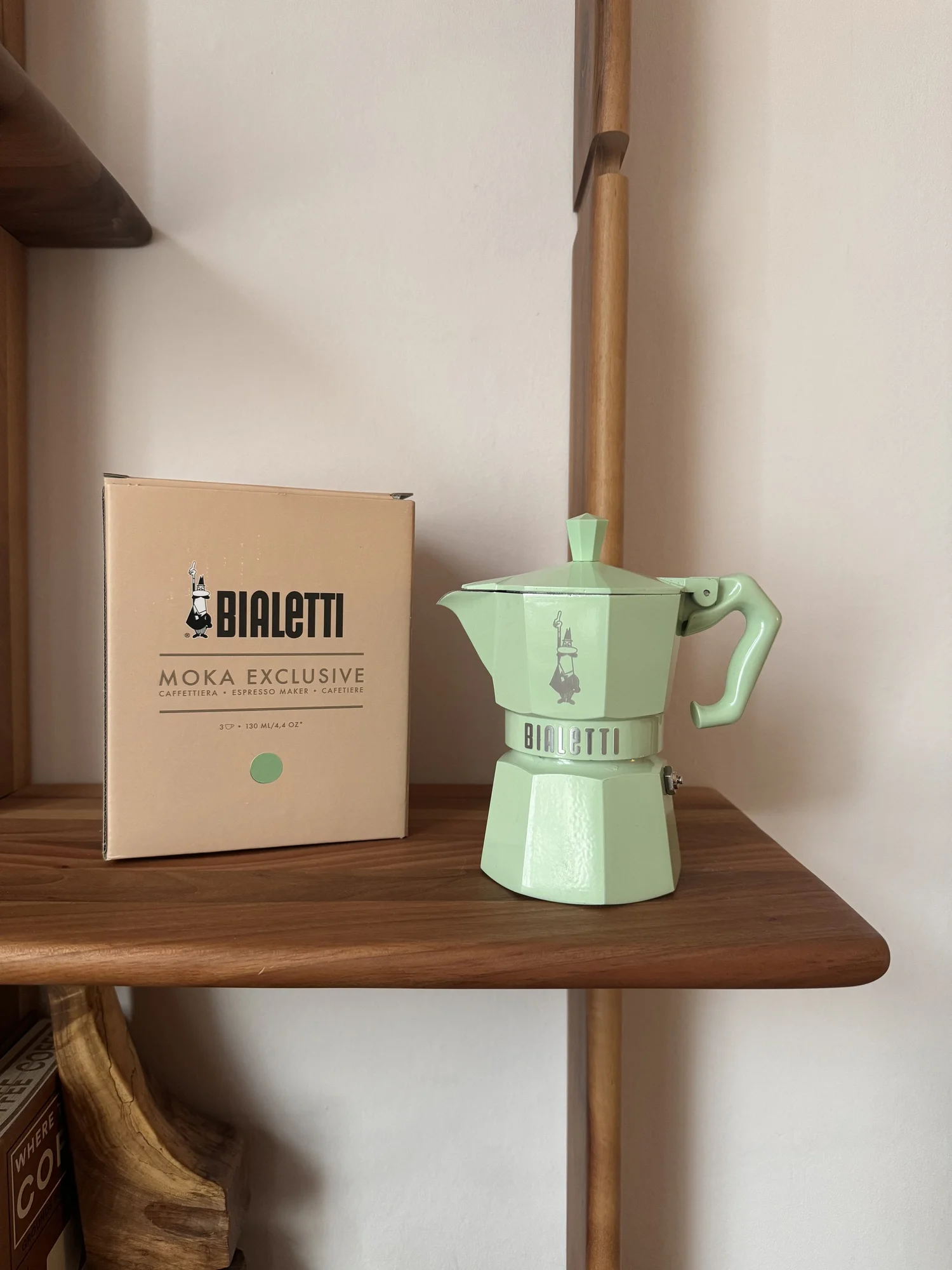 moka New Bialetti Moka Exclusive in Mint Green — my moka home