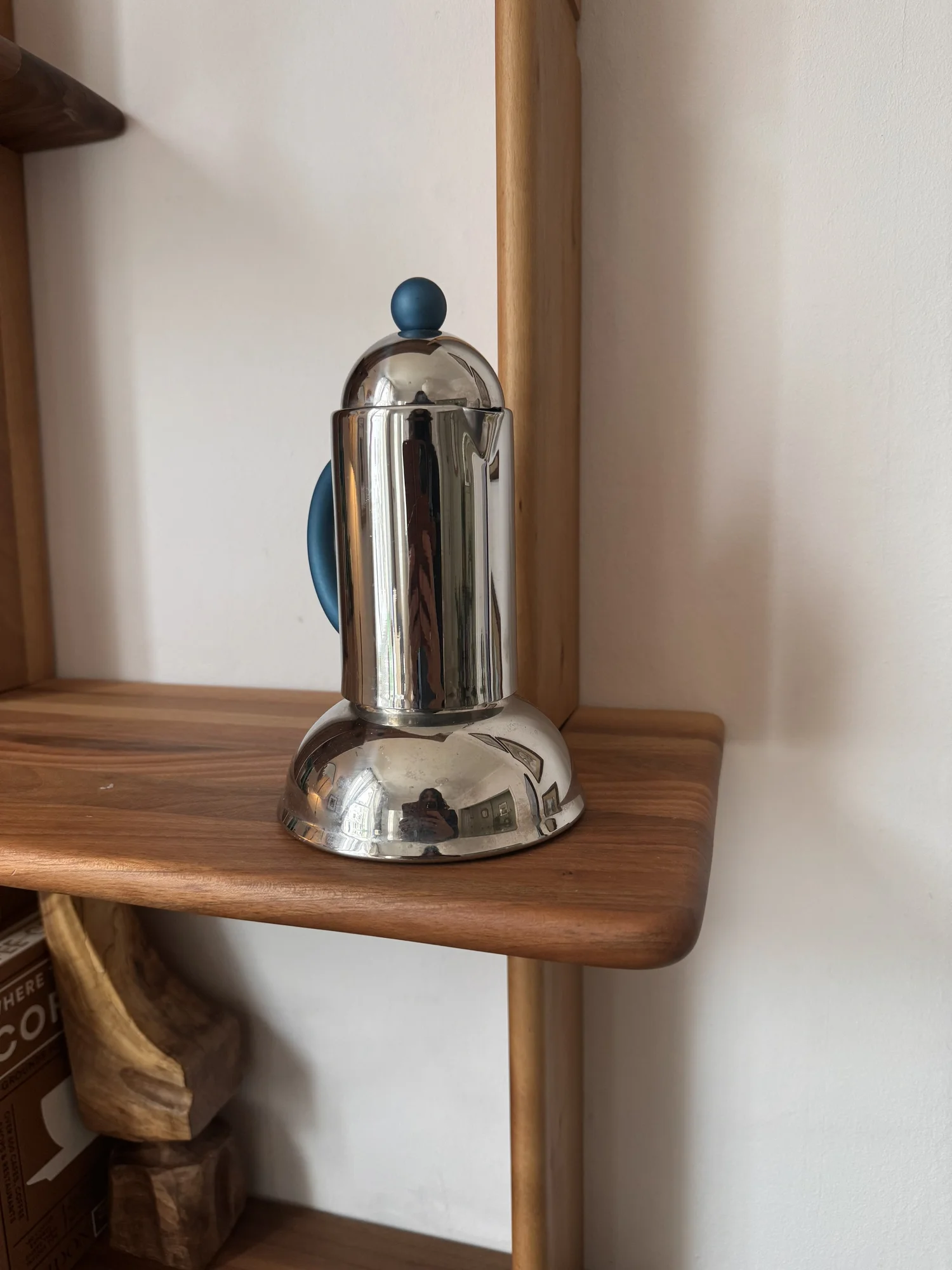 Vintage 80s Prandelli Blue Moka Pot — my moka home
