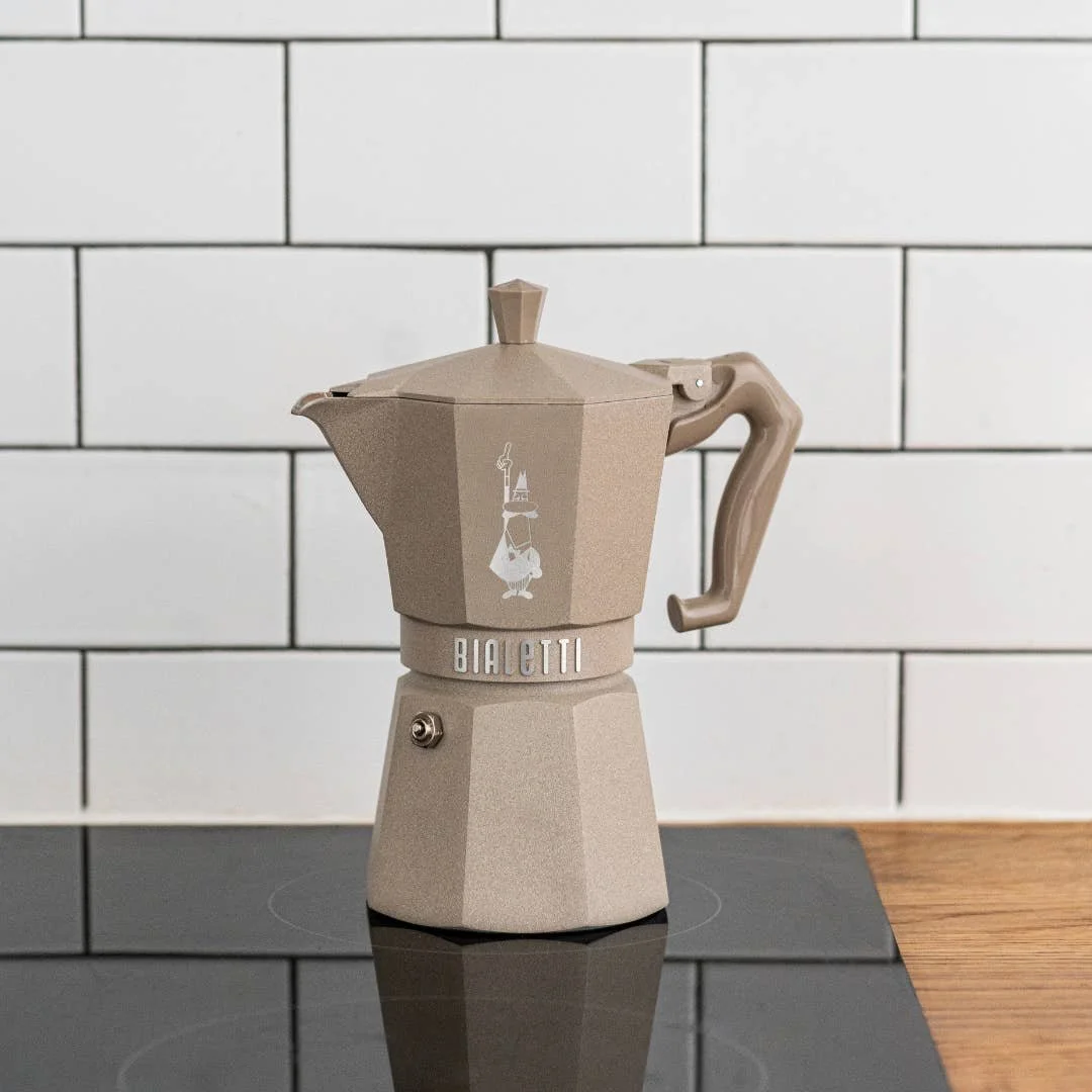Bialetti Exclusive Induction Moka Pot - Sand