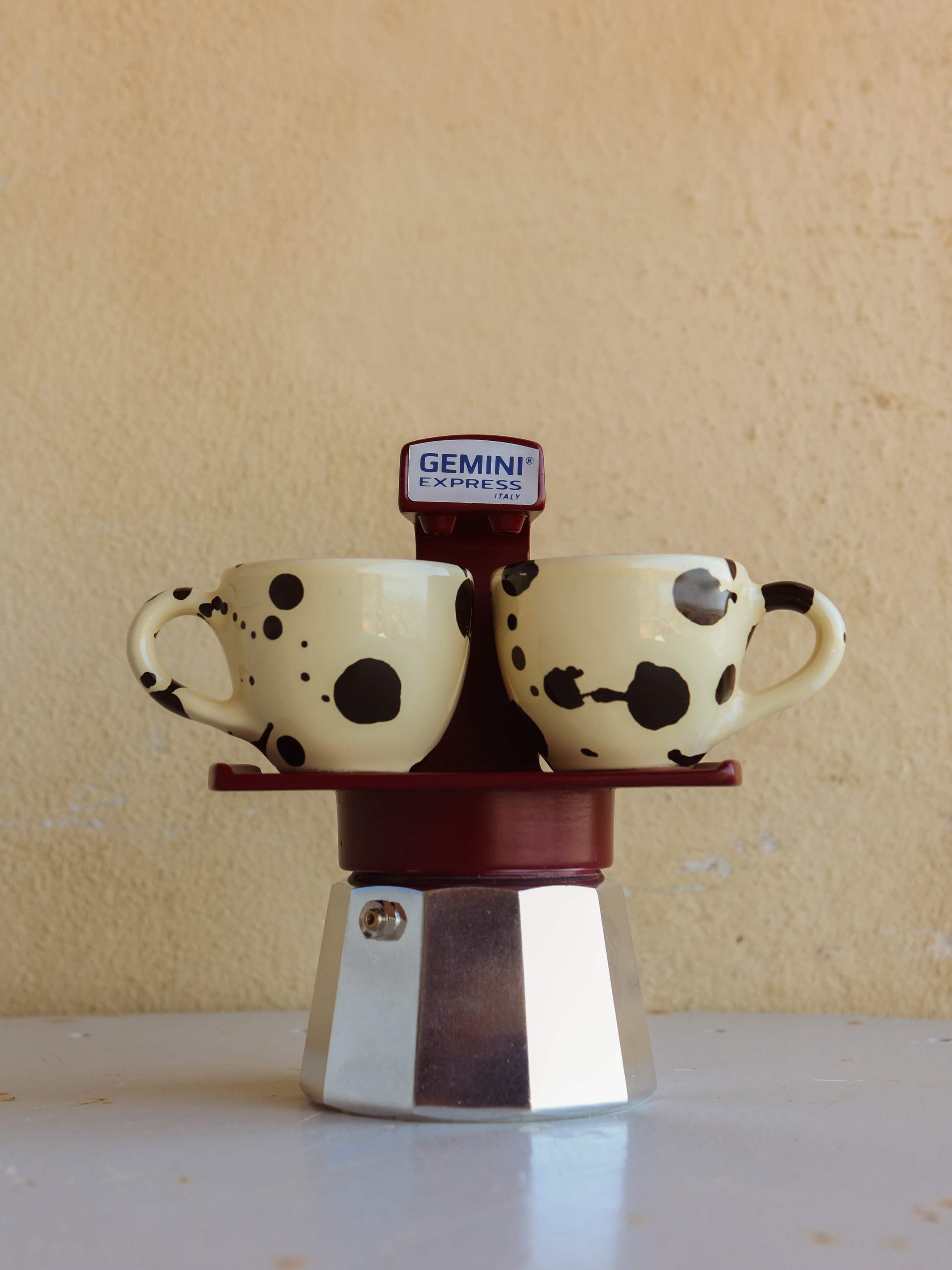 Ivo Angel handmade Italian ceramic espresso coffee cups