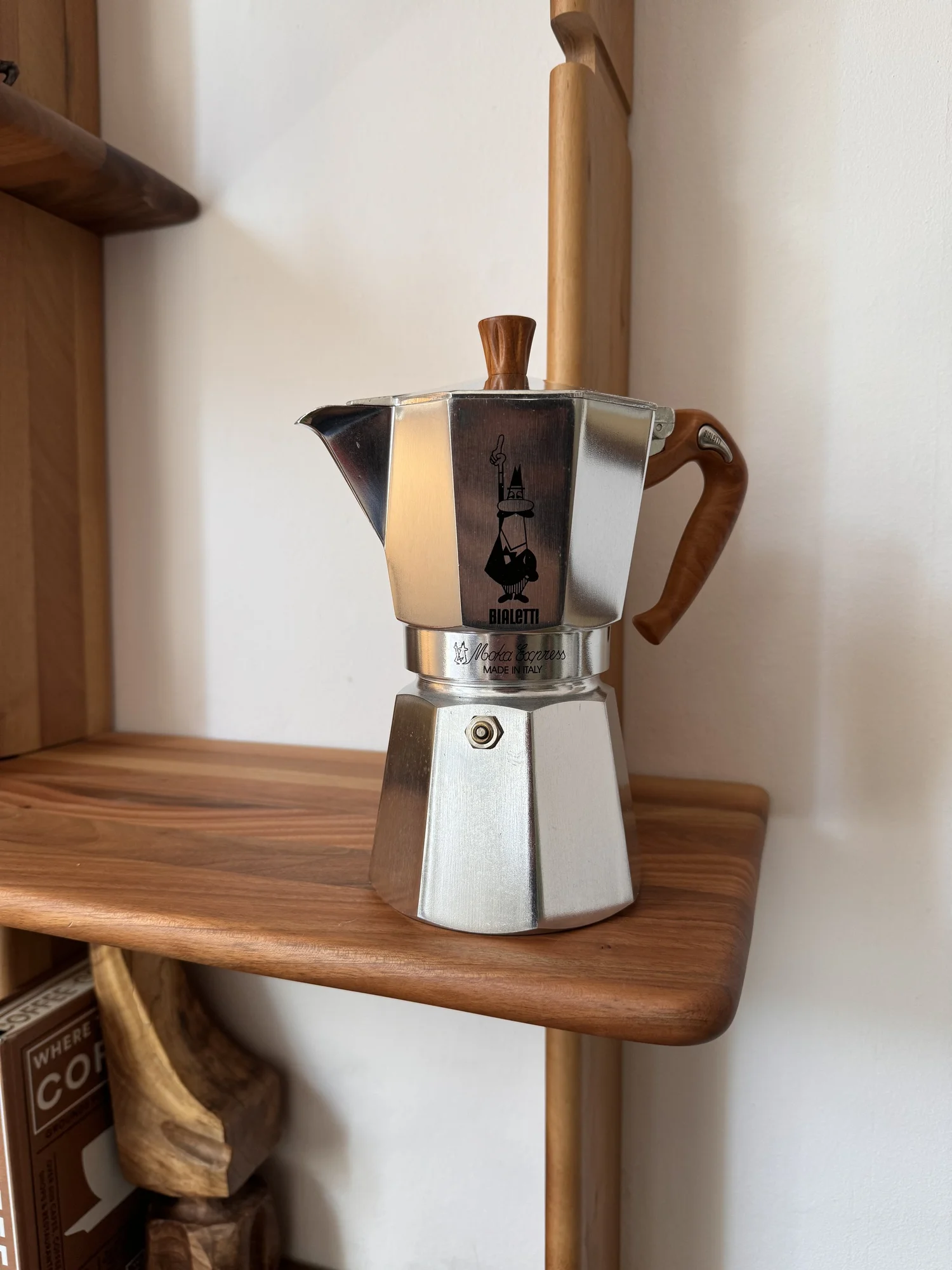 Bialetti Moka Express with Wooden Effect Handle — my moka home