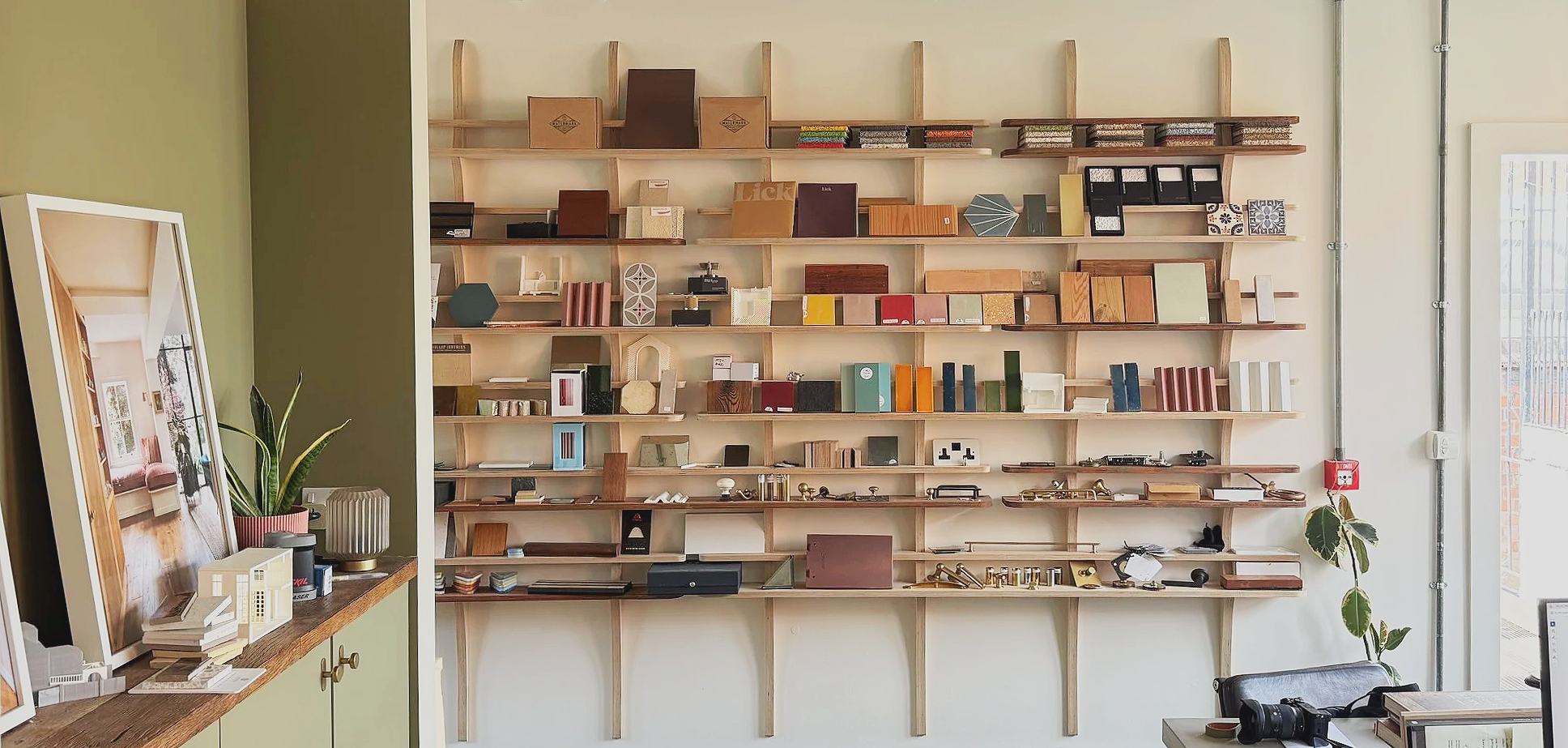 Studio Tashima’s North London architecture studio, home to the practice founded by Charles Tashima in 1999.