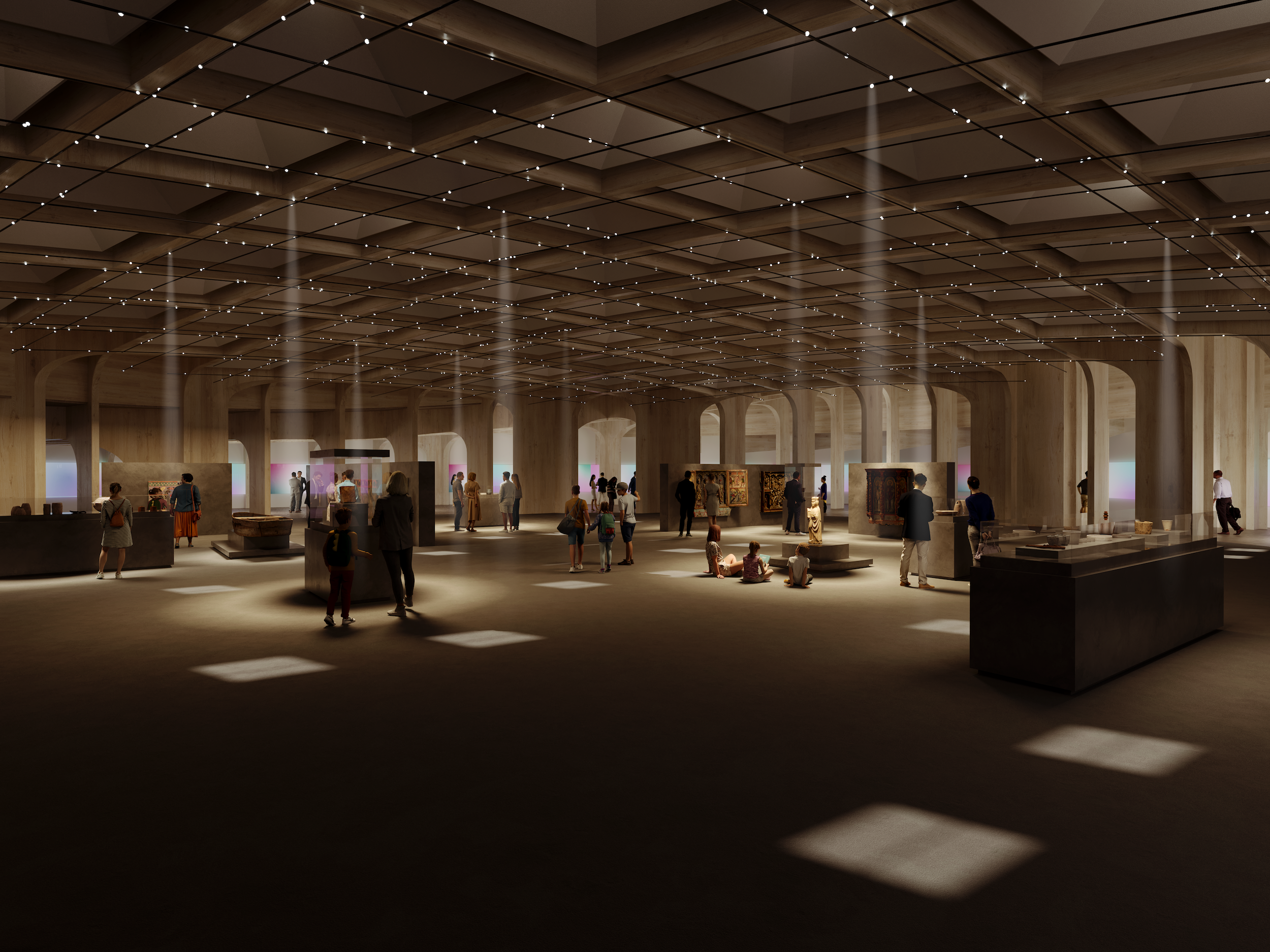 Architectural competition proposal by Studio Tashima Architects, London UK, for a new museum in Turku, Finland, focused on civic architecture and cultural infrastructure.