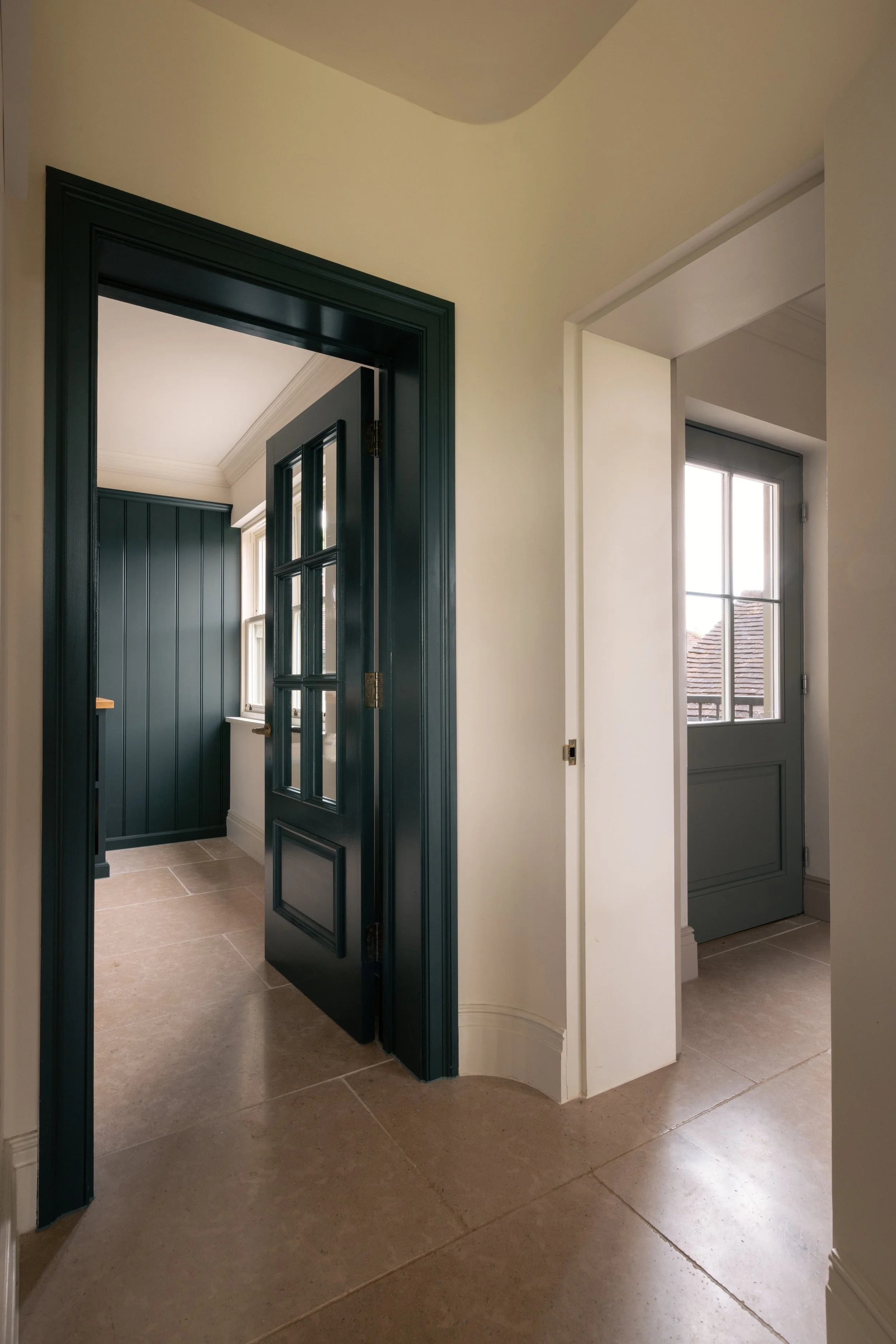 Sustainable-minded renovation of an existing 1980s countryside home, retaining the original structure through thoughtful architectural design.