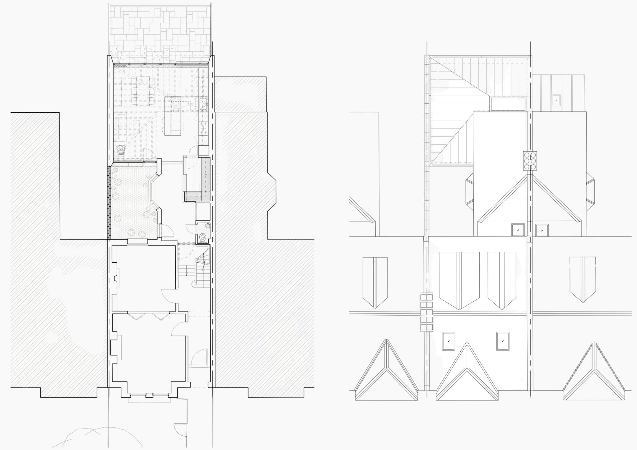Bespoke residential architectural refurbishment in North London creating a contemporary full house redesign