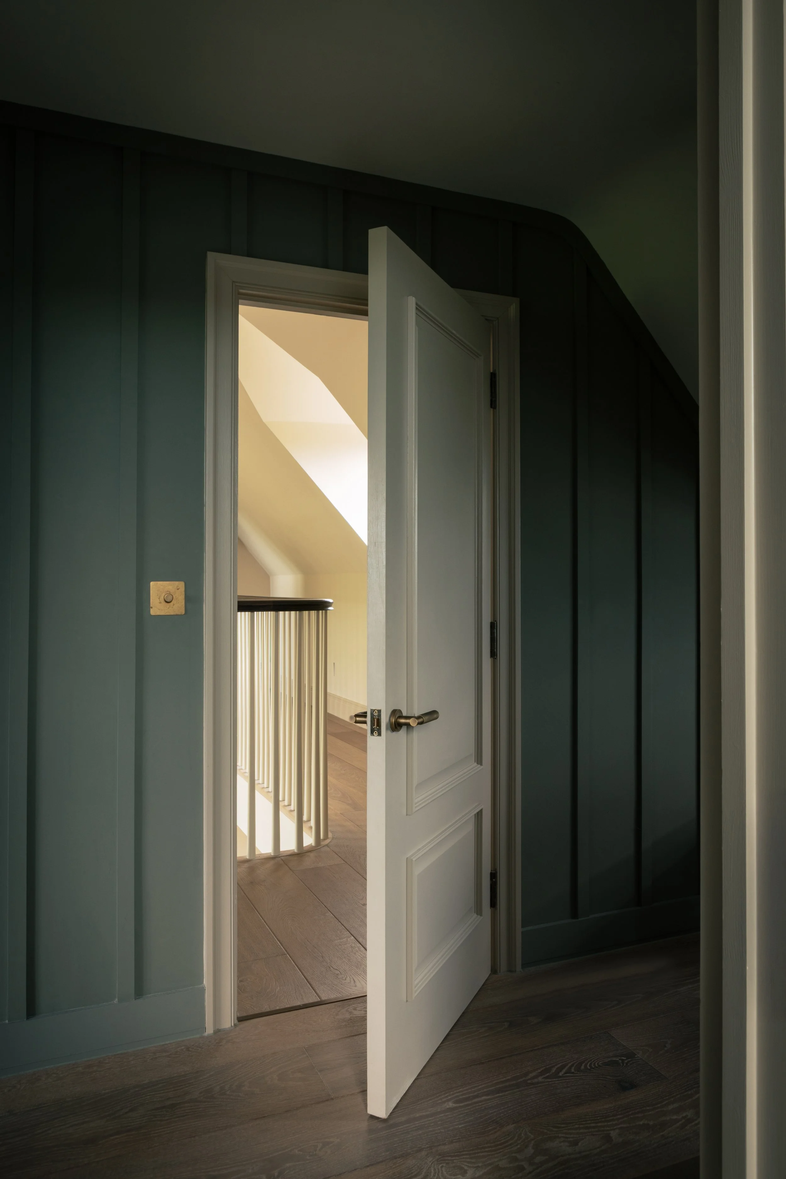 Contemporary residential design transforms an existing 1980s country house into a considered family home.