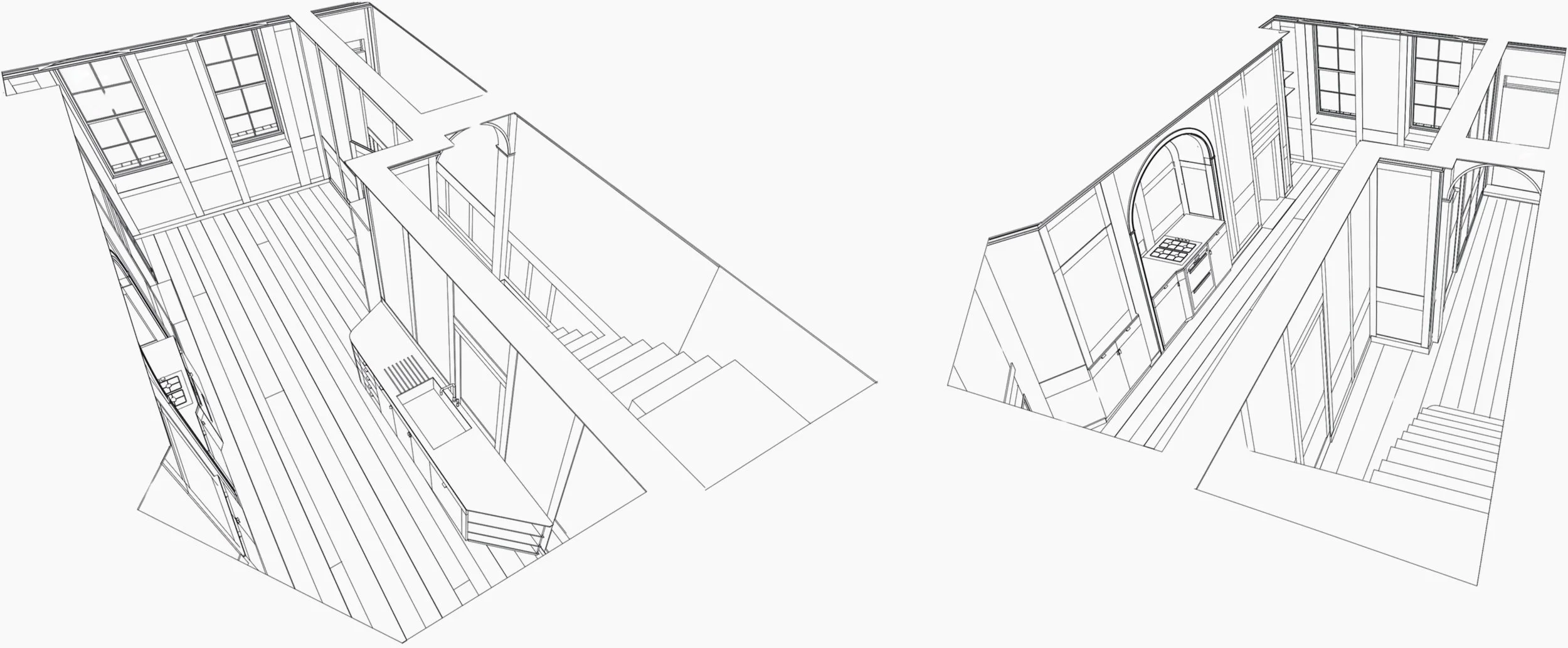 A drawing of residential home design and renovation in London UK