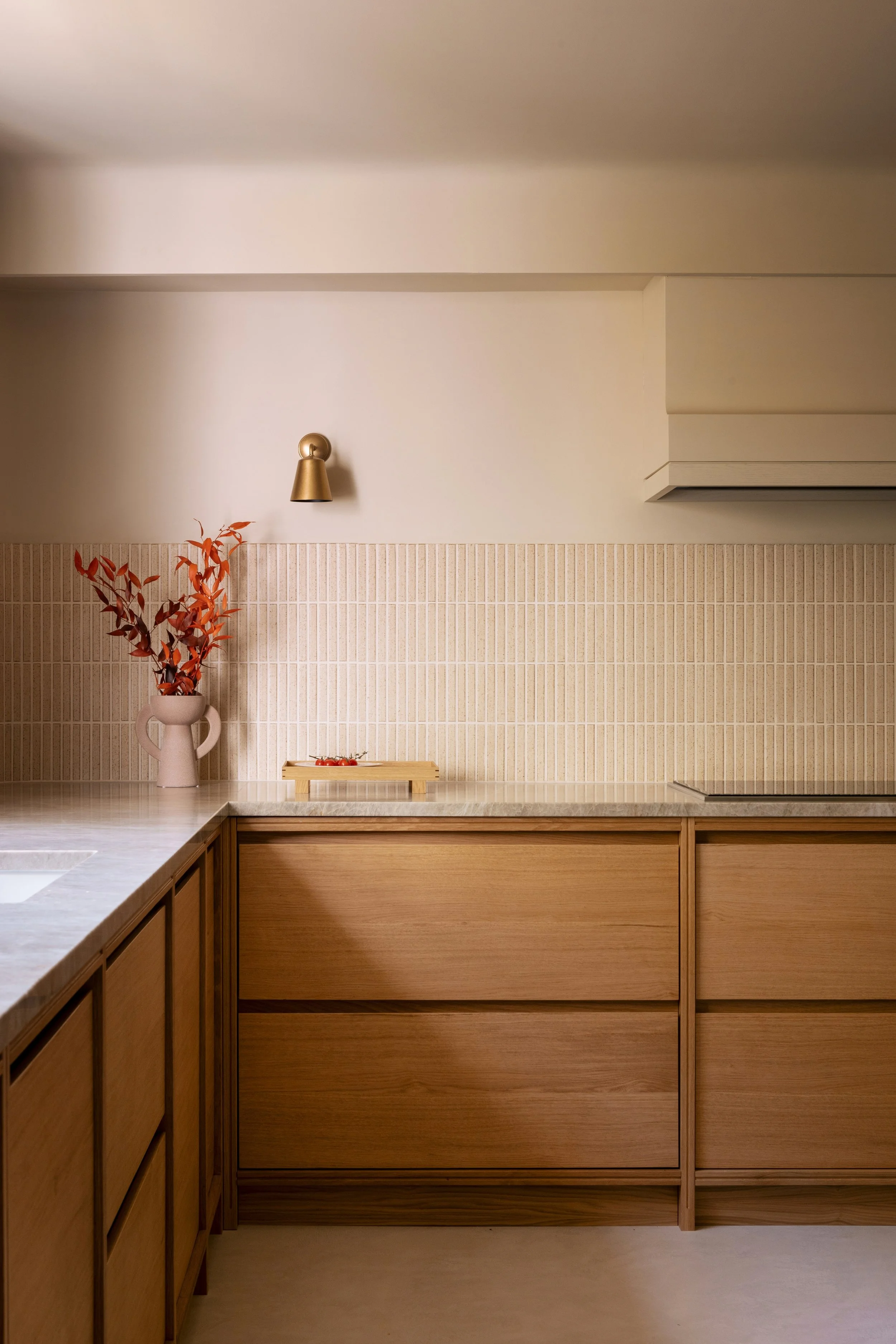 Studio Tashima - islington house renovation project. kitchen detail