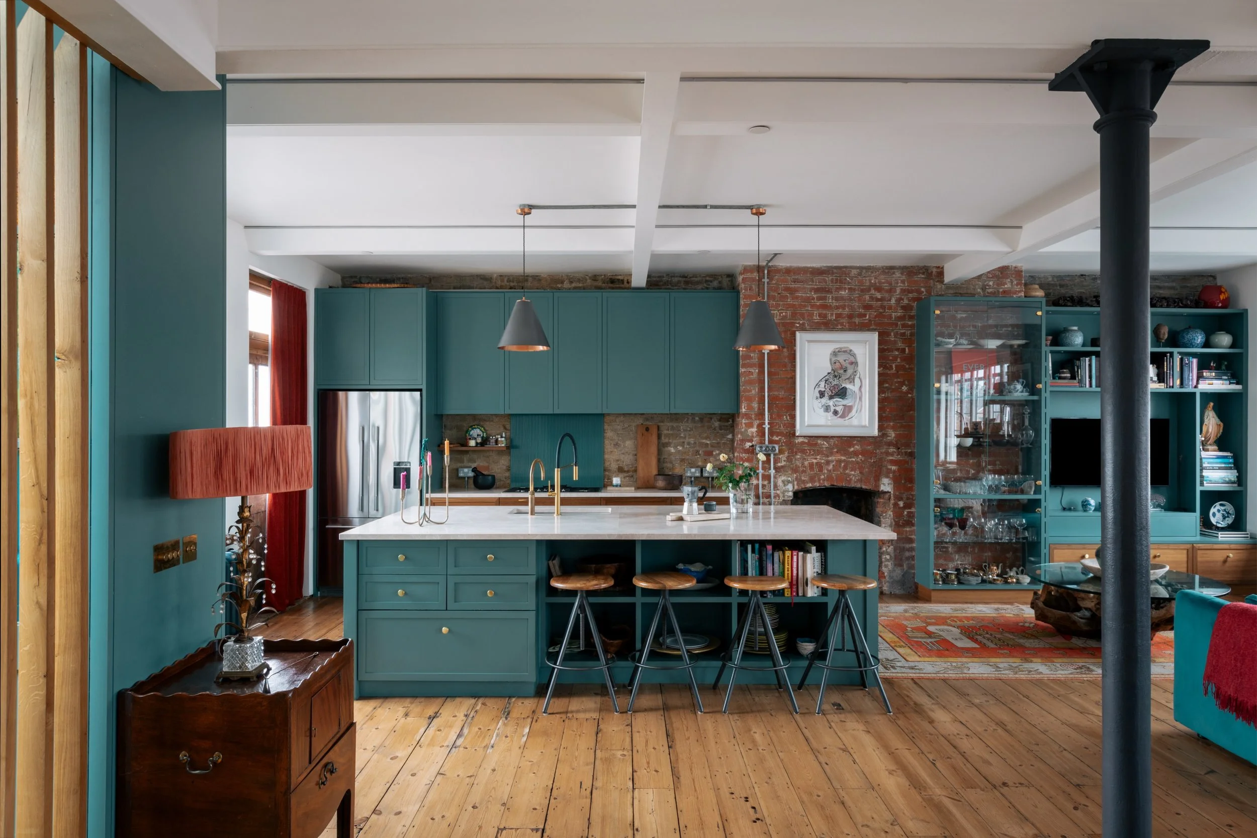 Brick Lane East London home renovation by Studio Tashima showcasing contemporary residential architecture with textured brick and refined interior detailing