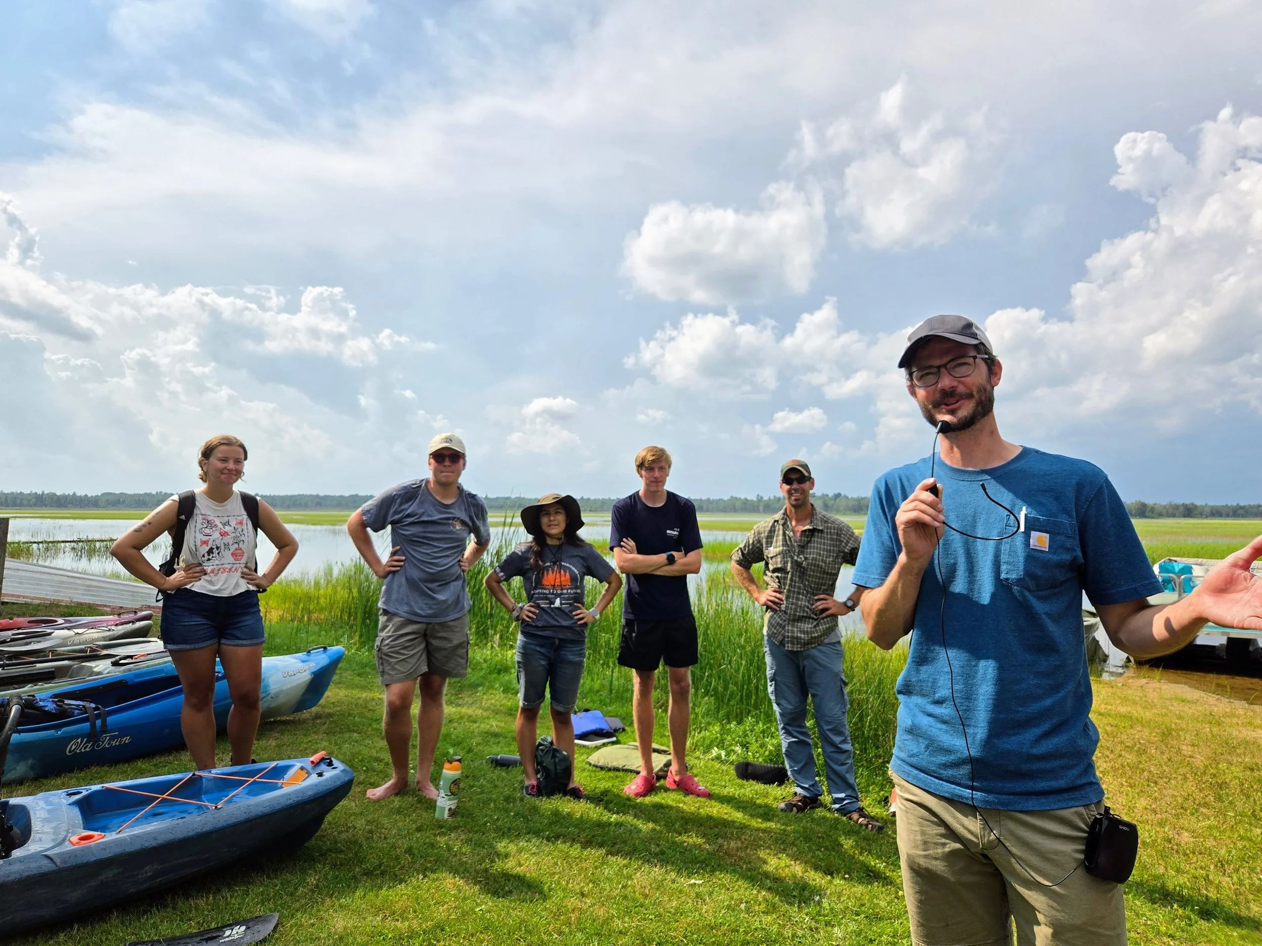 MSU Extension limnologist Erick Elgin welcomes folks to Tawas Lake Day, an annual event showcasing the lake’s unique natural character and the work being done to protect it.