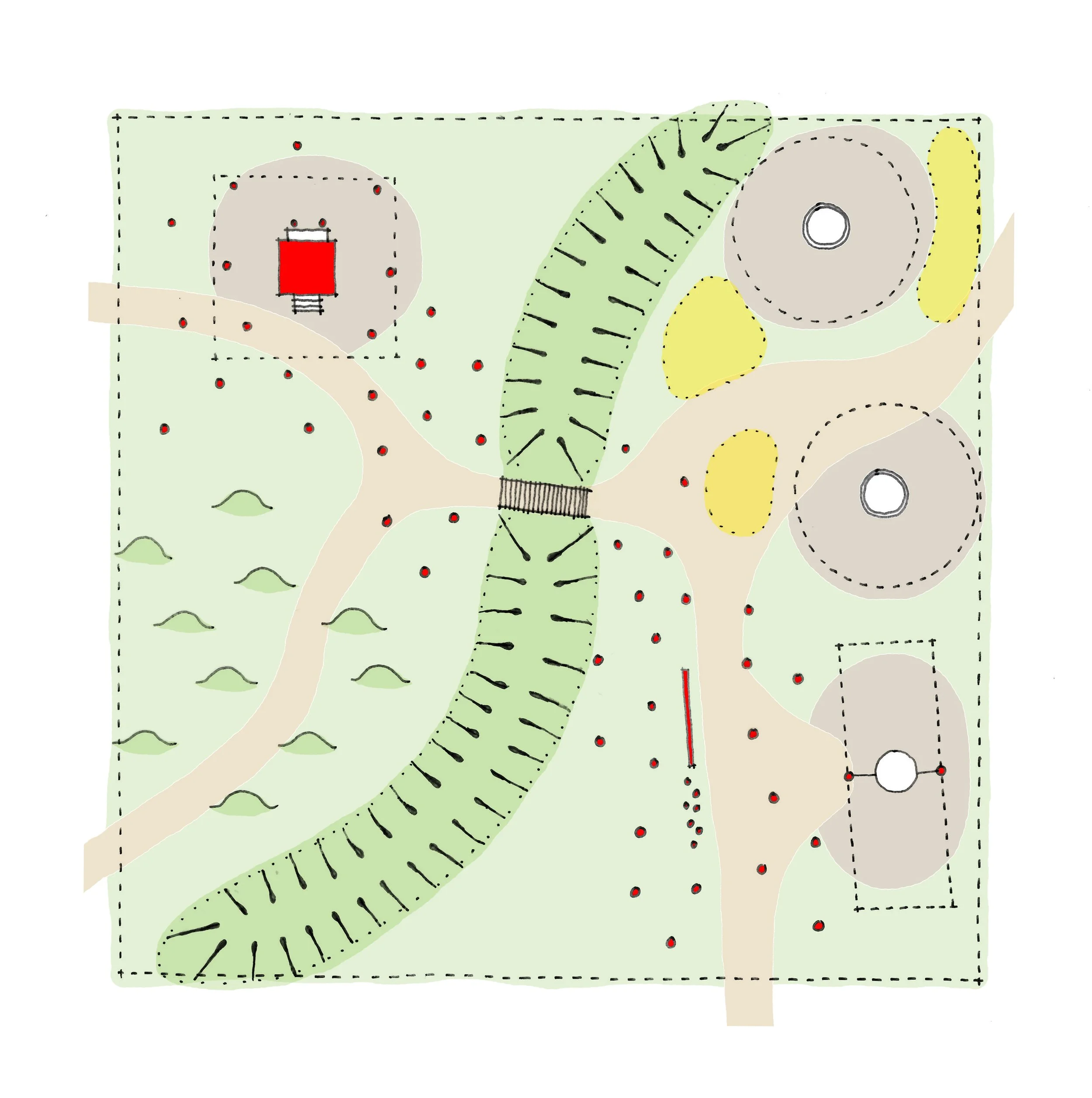 Enchanted Woodland Playground Cardiff concept plan drawing Situated Studio.jpg