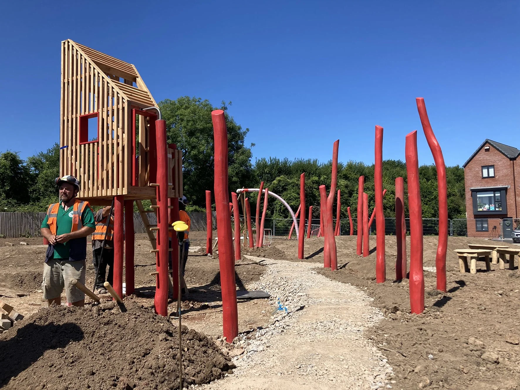 Enchanted Woodland Playground Cardiff under construction photo Situated Studio.jpg
