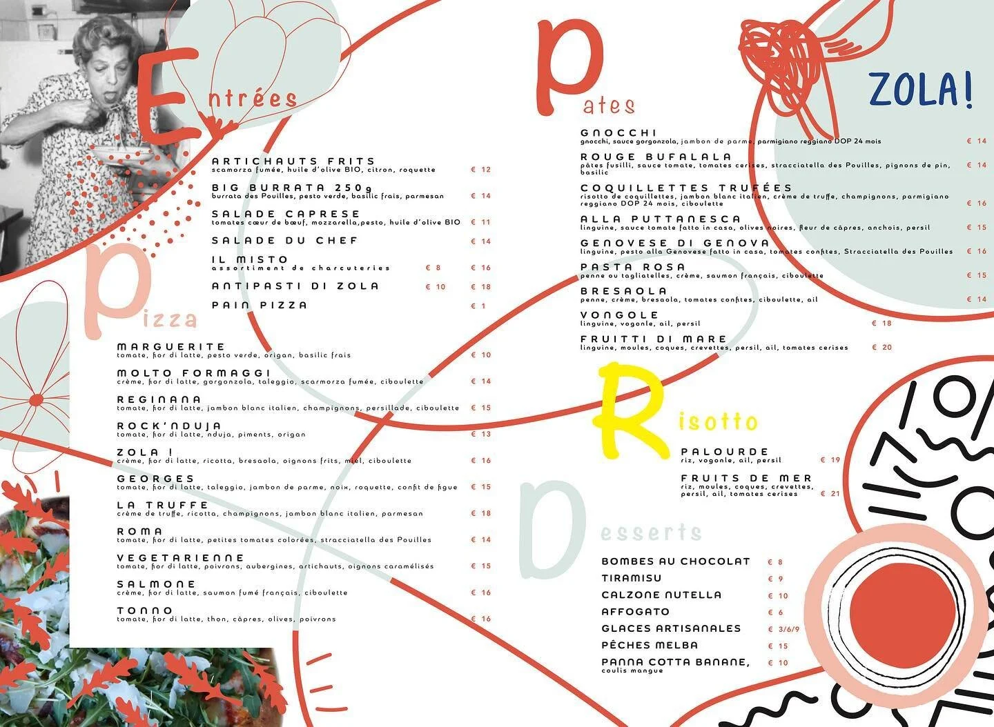 ZOLA Restaurant de pizza e pasta Paris