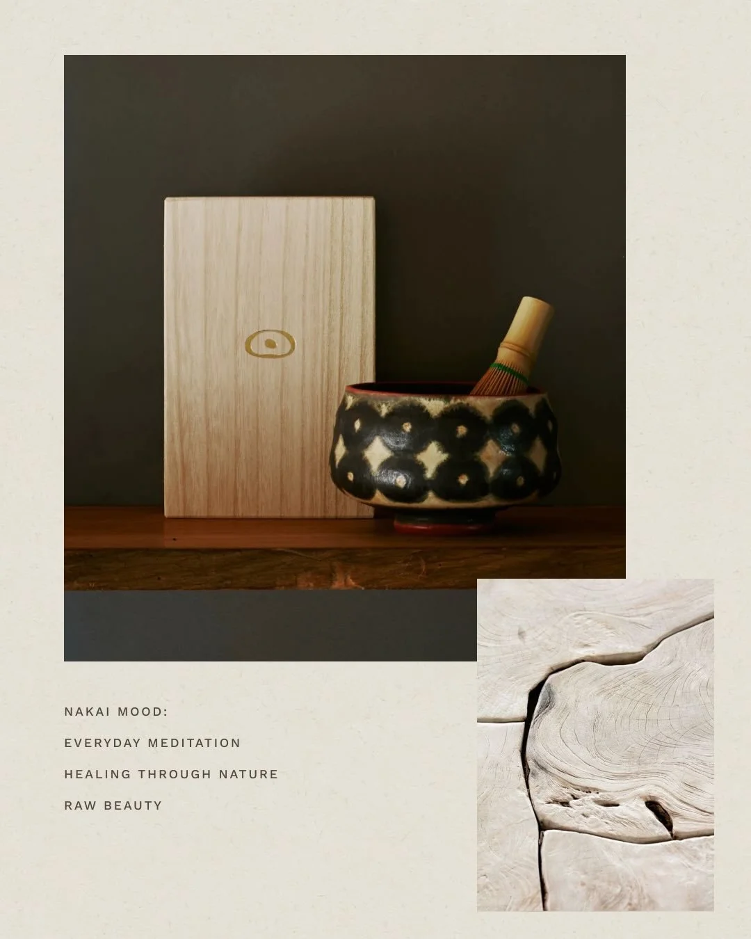 Everyday meditation. Healing through nature. Embracing the present moment.

Some thoughts, ideas, and inspiration that shaped the spirit of @nakai_matcha &lsquo;s brand refresh.