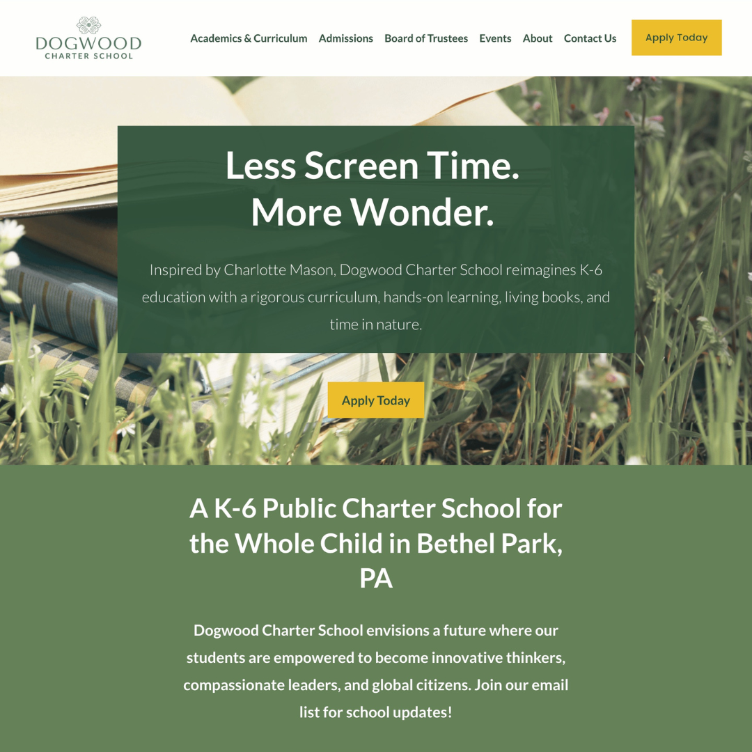 Dogwood Charter School: Building a Brand With Purpose