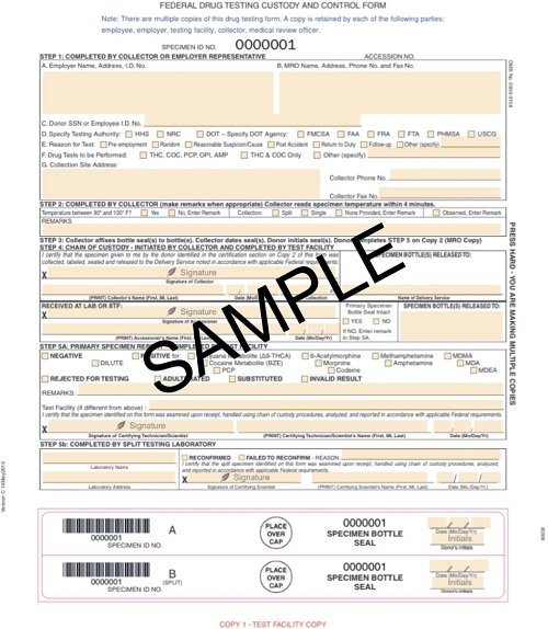 What is a Custody and Control Form?(CCF)