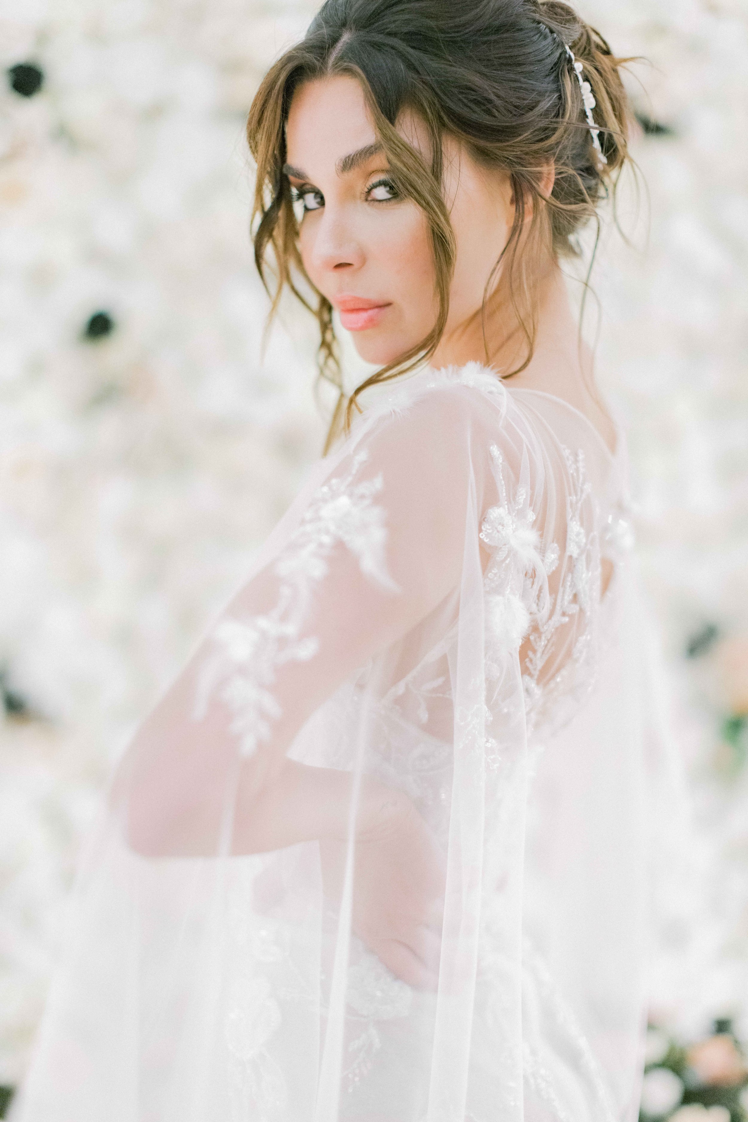 Wedding hair and makeup Santorini