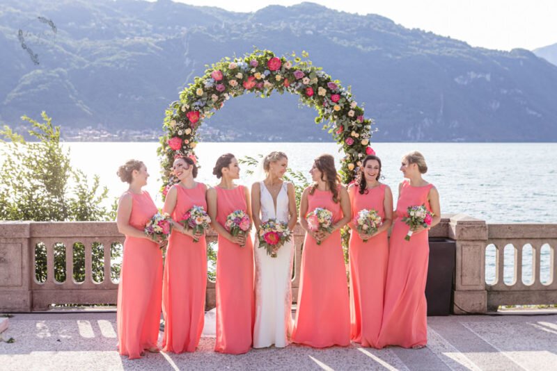 Wedding hair and makeup lake como