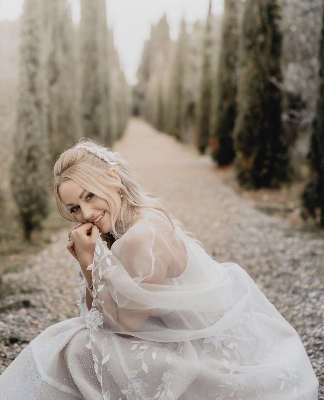 Wedding hair and makeup Tuscany