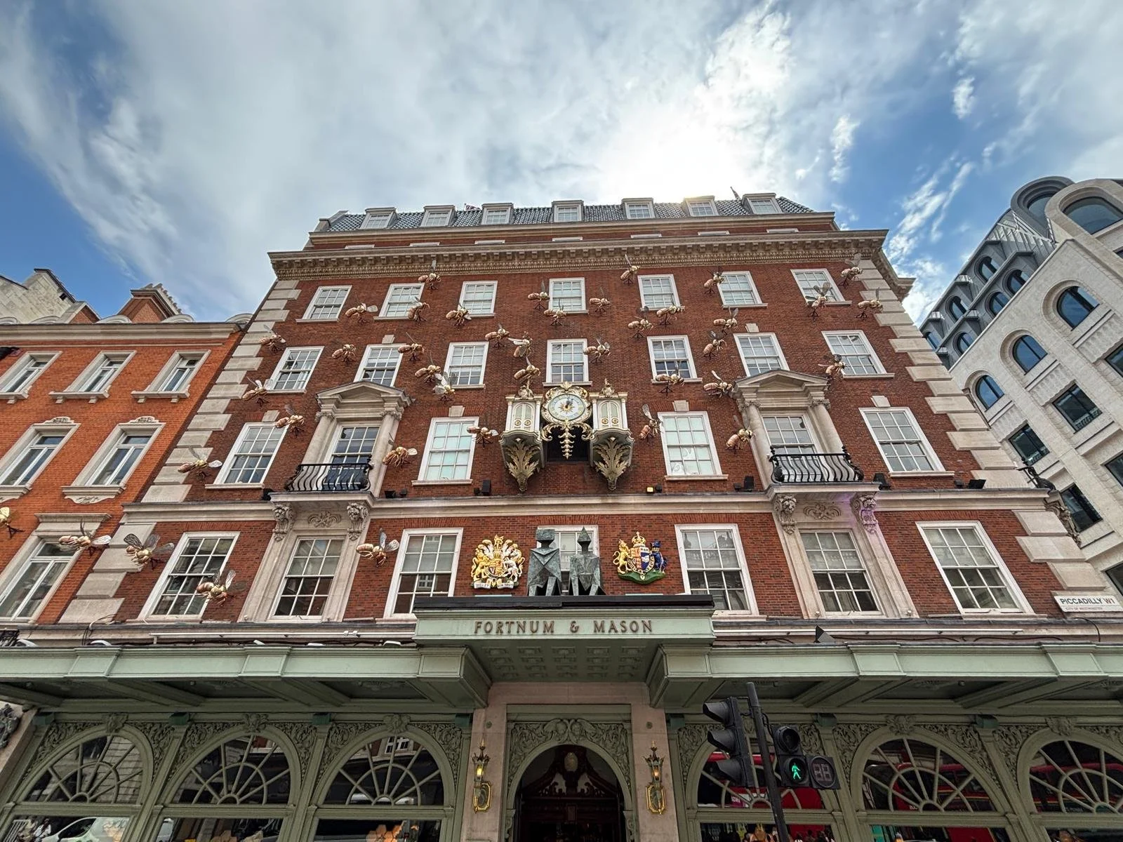 Fortnum and Mason, Disney, 50 stainless steel bees to celebration 
the 100th anniversary of Winnie the Pooh
