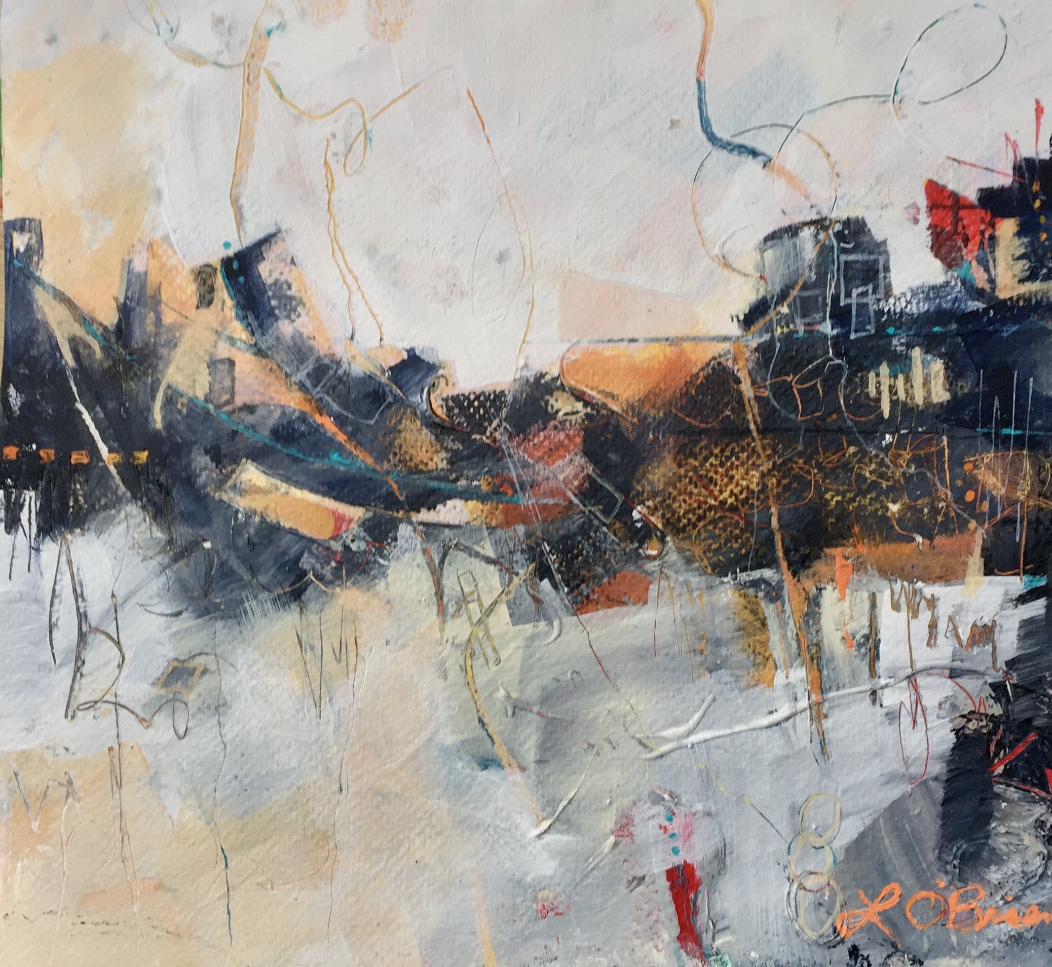 Far and Away
Acrylic on Watercolour Paper
Mounted on wooden cradleboard
C$