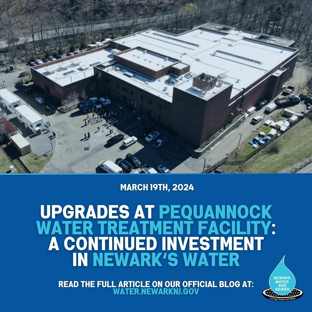 March 19, 2024&ndash; The upgrade at Pequannock Water Treatment Plant is the next step the City of Newark is taking to overhaul its aging water infrastructure 💧

Read more on our official blog at: water.newarknj.gov

#cityofnewark #newarknj #waterin