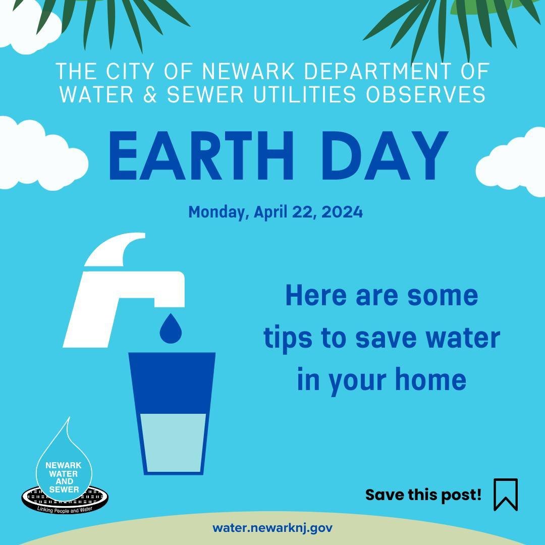 💧🌎 In celebration of Earth Day, here are some tips to save water in your home, from the bathroom, to the kitchen, and even your laundry routine. Saving water not only reduces your carbon footprint, but it also saves you money. 

Save this post to r