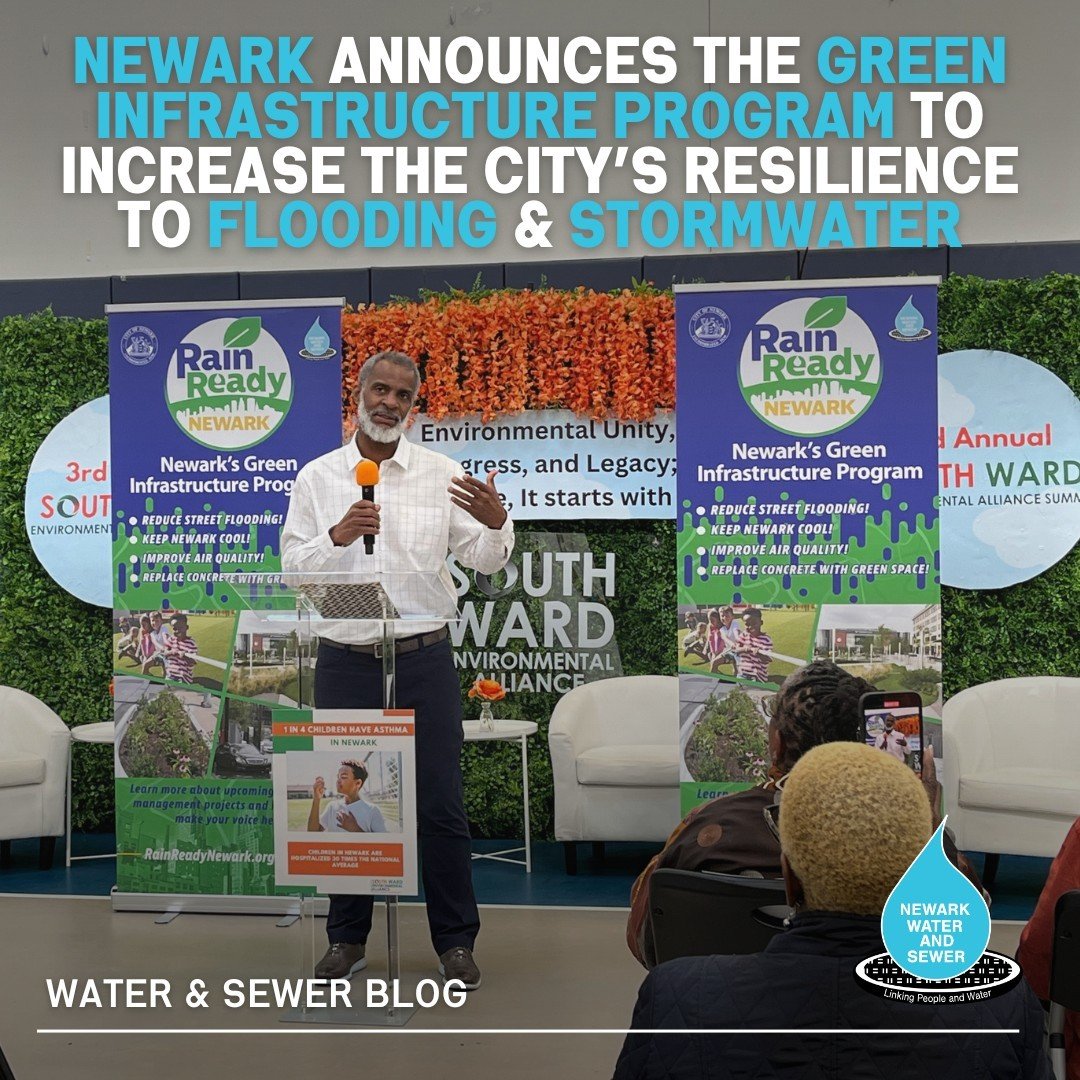 💧 Water &amp; Sewer Director Kareem Adeem announced RainReady Newark, a Green Infrastructure (GI) program that improves stormwater management, mitigates instances of CSOs and street flooding, and improves air quality. 

The program was formally anno