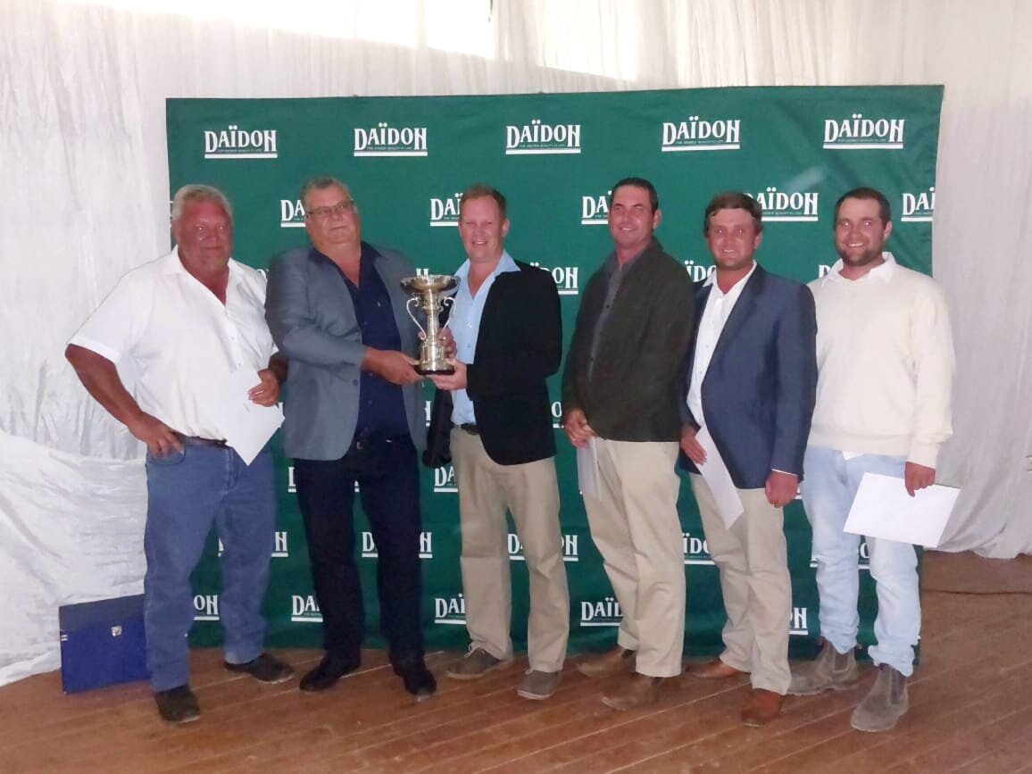 DAIDOH LIMITED is a Japan-based company operating in the apparel and real estate business segment. Part of the apparel segment rewards mohair producers for producing top-quality summer kid mohair.

Congratulations to Johan &amp; Etienne Terblanche, w