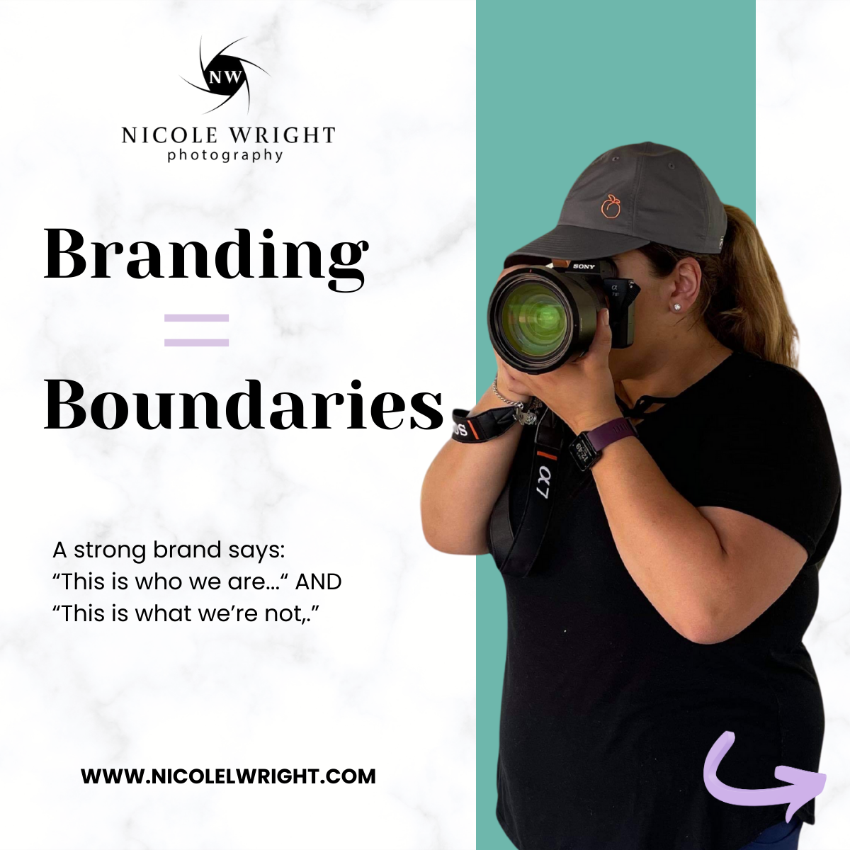 Branding = Boundaries A strong brand says: “This is who we are...“ AND “This is what we’re not,.”
