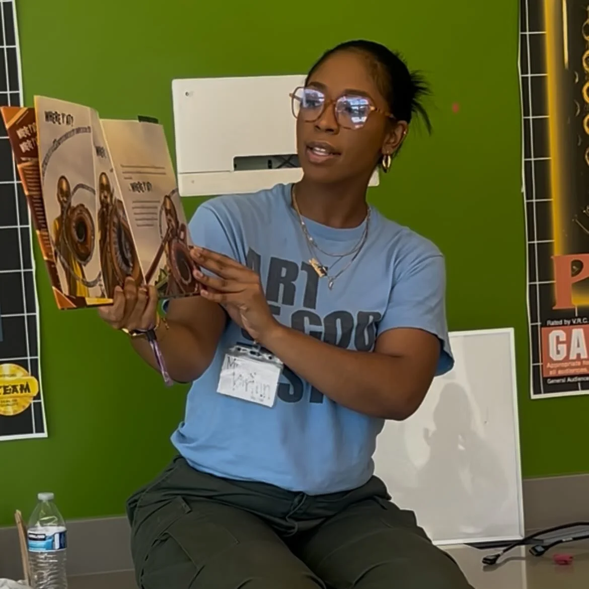 thank you for joining us on tour for Adaptation Station! we had so much fun reading &amp; making plays with you during the Missy Lane&rsquo;s Block Party and our workshop at Book Harvest. we&rsquo;ll be back soon! 

1: founder Korinn Annette Jefferie