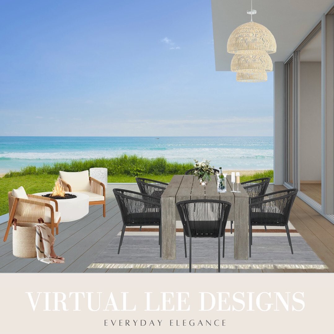 Let's raise a glass to summer evenings spent here! 
Even though we are virtual 'interior' designers we also love helping you design your outside space to be an extension of your home. 
⠀⠀⠀⠀⠀⠀⠀⠀⠀
#virtualleedesigns #interiordesign #virtualinteriordesi