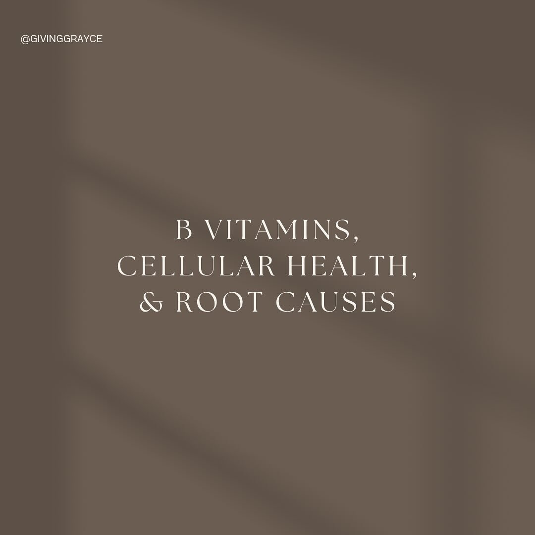 B vitamins play a role in every single energy-producing cellular reaction within the body. They&rsquo;re necessary for regulating the nervous system, converting food into energy, maintaining healthy hair / skin / nails / eyes, producing hormones, syn