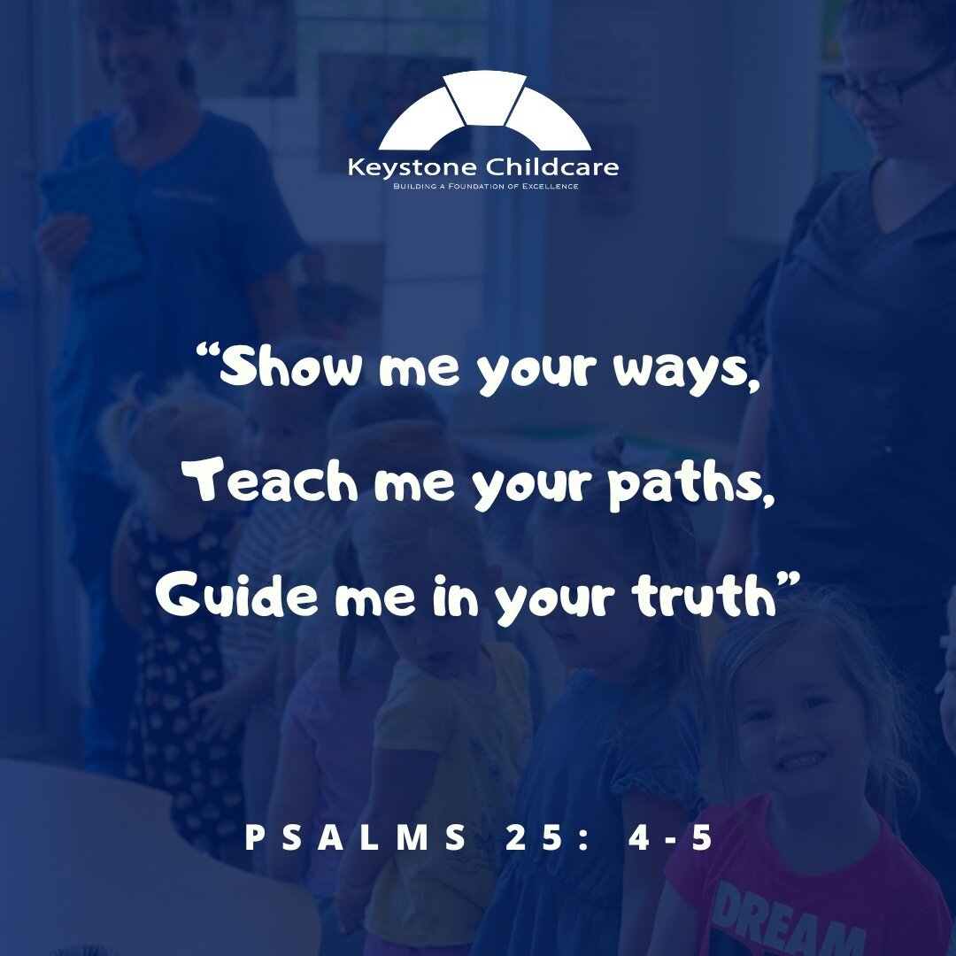 PSALMS 25:4-5 ⁠
⁠
&quot;Show me your ways, teach me your paths, guide me in your truth&quot;⁠
⁠
⁠
#keystonechildcare #gallatintn #earlyeducation #christiandaycare #christianvalues