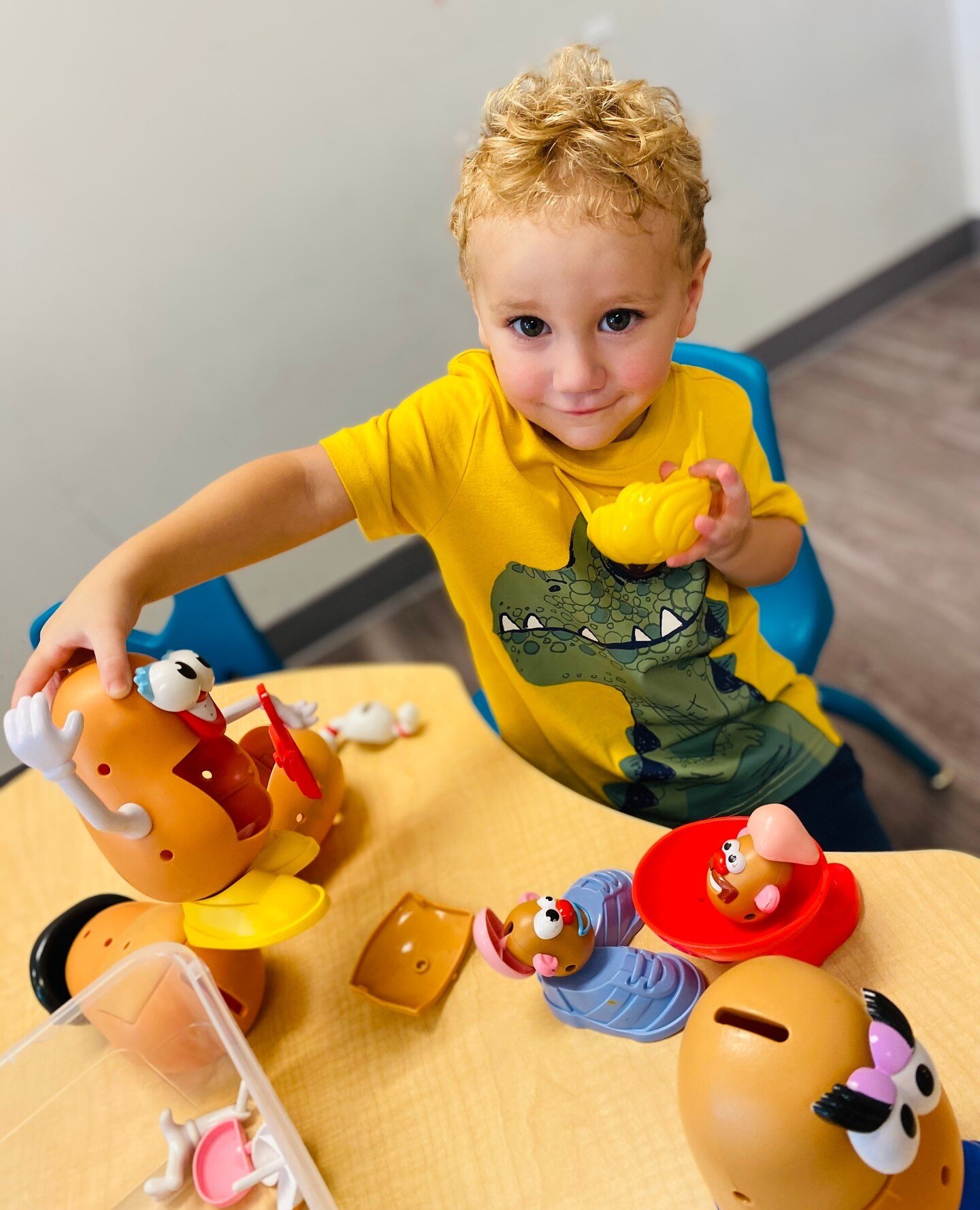 Throwing it back with Mr. Potato head. ⁠
Who remembers playing with these?? 😆🙋&zwj;♂️🙋&zwj;♀️⁠
⁠
#keystonechildcare #gallatintn #earlyeducation #christiandaycare #christianvalues #steamemphasis #gallatindaycare⁠