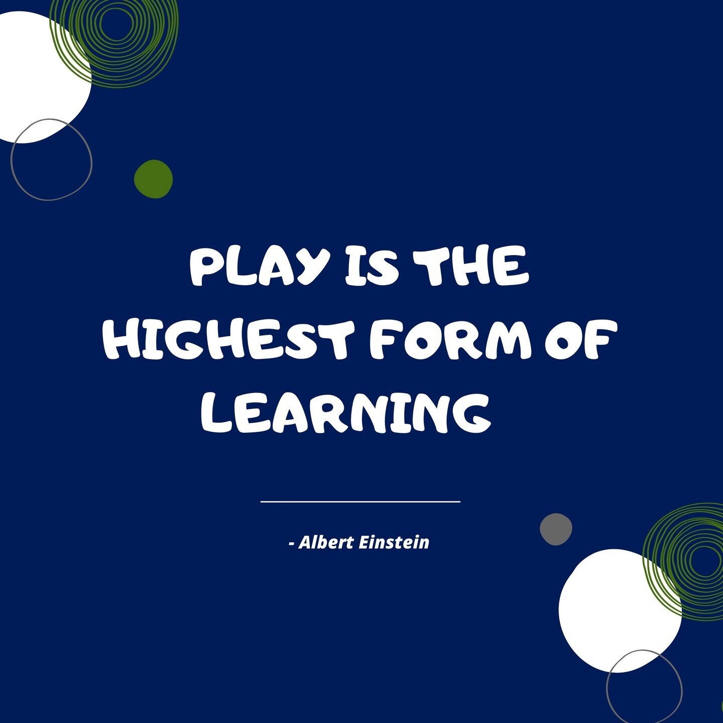 &quot;Play is the highest form of learning.&quot; 💙⁠
⁠
At Keystone, our developmentally appropriate play-based activities integrate early learning standards such as physical development, social-emotional skills, early mathematics, language and liter