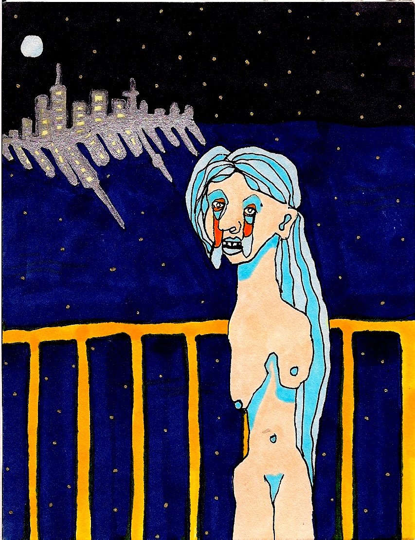 Bridge
Pen and Marker on Paper
4 x 5.5"
2009