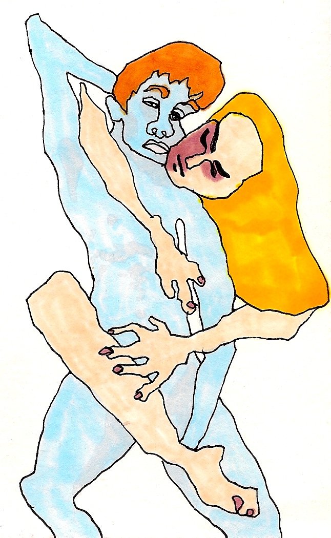 In Love
Pen and Marker on Paper
4 x 5.5"
2009