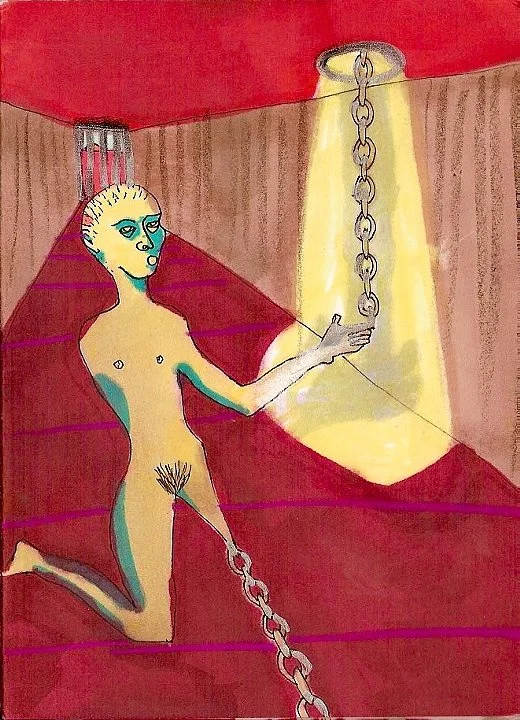 Chain Leg
Pen and Marker on Paper
2008