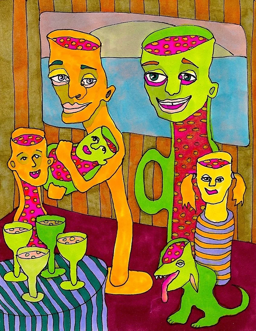 10 of Cups
Pen and Marker on Paper
4 x 5.5"
2010