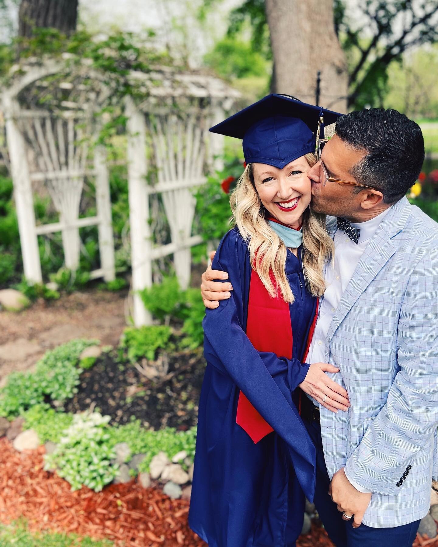 Hi, this is Danny, hijacking Stephanie&rsquo;s phone. I couldn&rsquo;t contain myself with all the feelings I have celebrating Stephanie&rsquo;s graduating from her master&rsquo;s program at Liberty University. 

As her husband, her friend, and her l