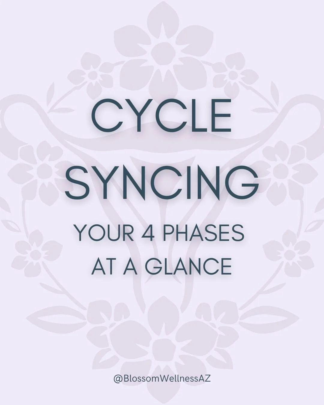 ✨ Your cycle isn’t just about your period.
Estrogen, progesterone, and more are shifting all month—impacting energy, mood, and cravings.
Swipe ➡️ to see what your hormones are doing in each phase and stay tuned for tips to work with your