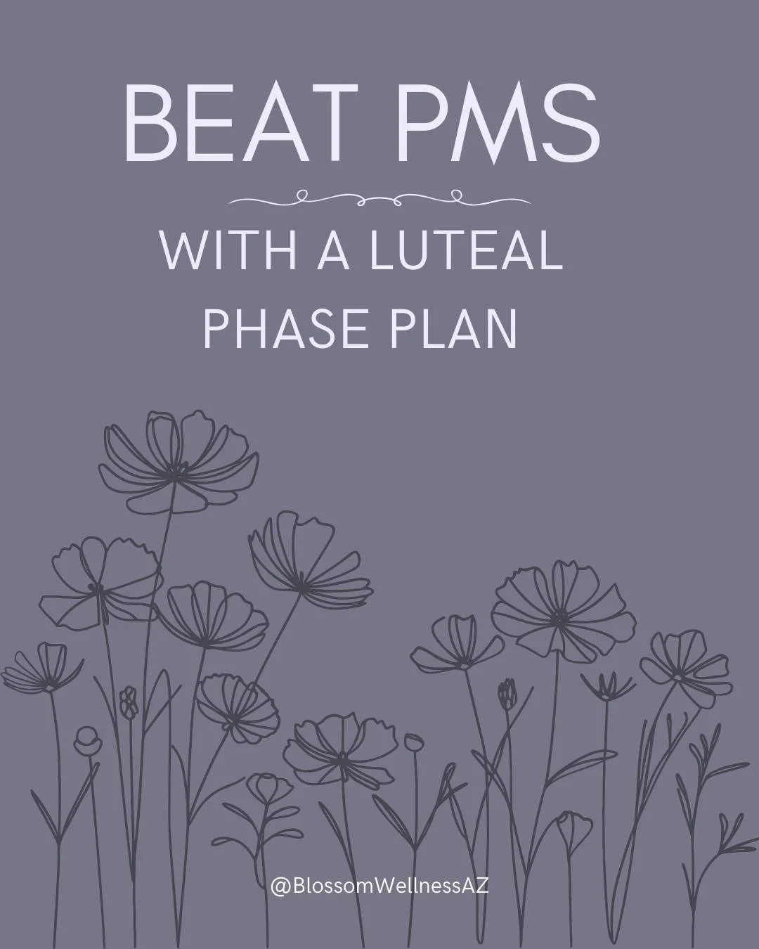 Progesterone rises. Body temp climbs. PMS tries to crash the party.
Your secret weapon?
 A Luteal Phase Plan
Small tweaks now can mean a calmer, more comfortable period later.
Read the full blog post here: https://www.blossomwellnessaz.com/blog-post